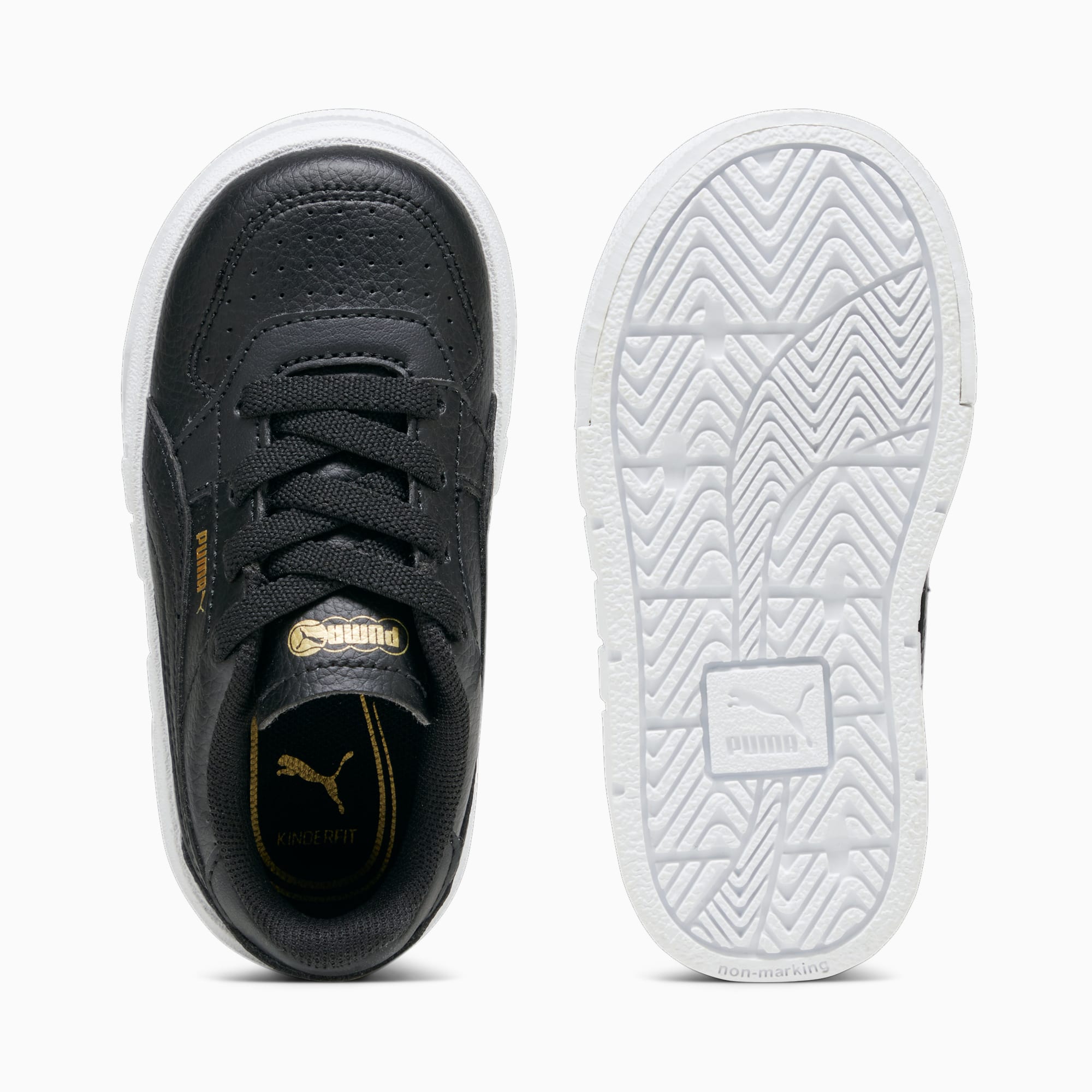 Scarpe Sneaker PUMA Cali Court Leather Per Bimba Ai Primi Passi, Bianco/Nero/Altro