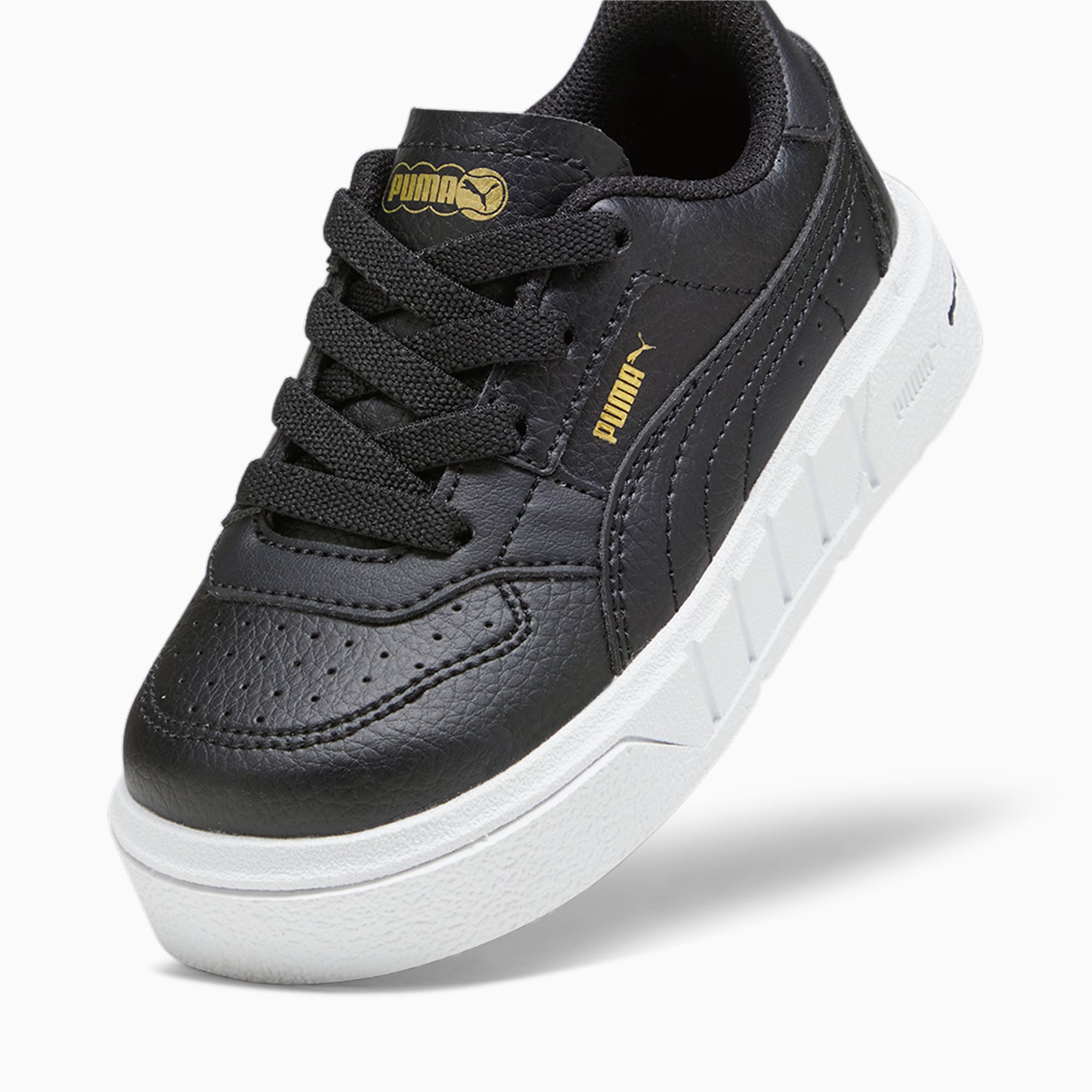 Scarpe Sneaker PUMA Cali Court Leather Per Bimba Ai Primi Passi, Bianco/Nero/Altro
