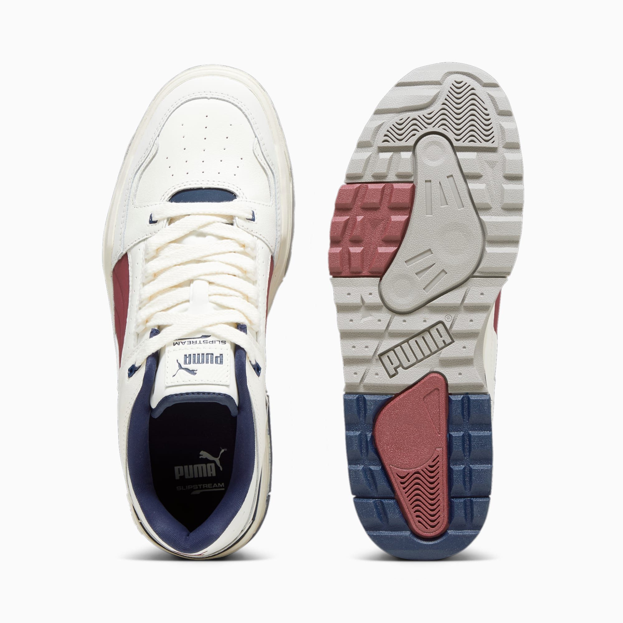 PUMA Sneakersy Slipstream Lo Xtreme Colour, Biały / Czerwony / Szary