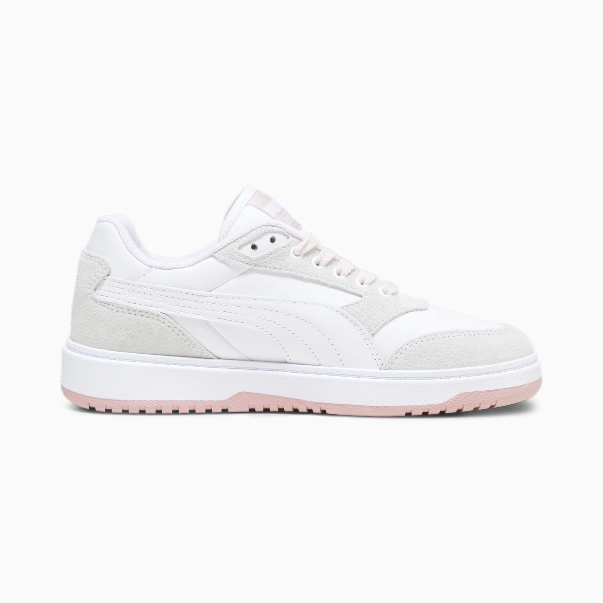 PUMA Doublecourt Women's Sneakers, White/Future Pink