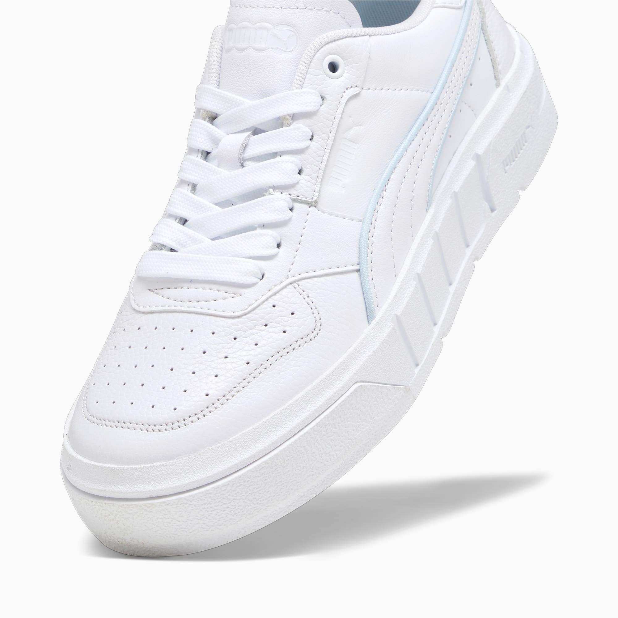 PUMA Cali Court Pop damessneakers, Wit/Blauw