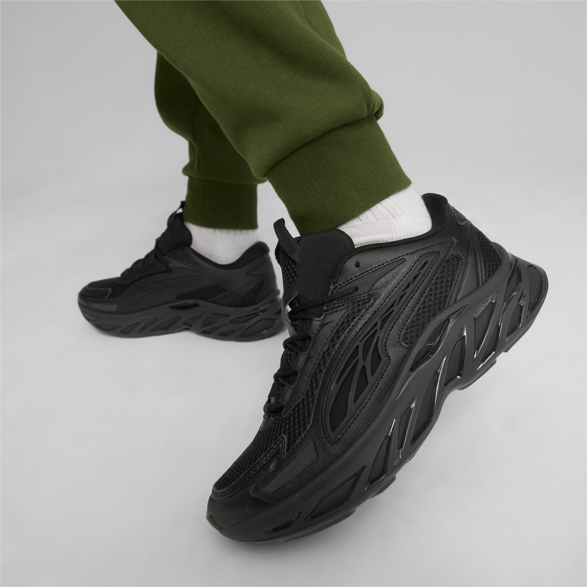 Men's PUMA Exotek Base Sneakers, Black, Size 35,5, Shoes
