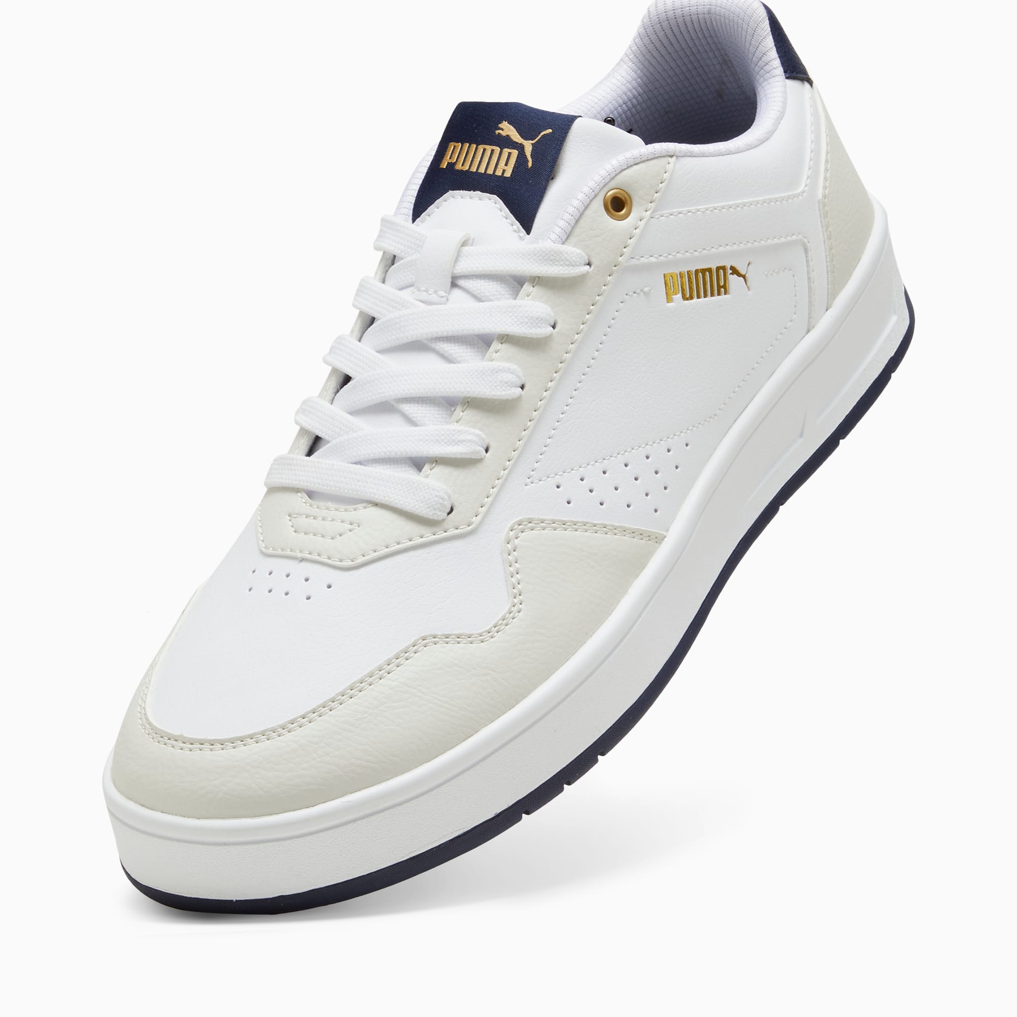 Puma Court Classic Sneakers wit Imitatieleer - Maat 47