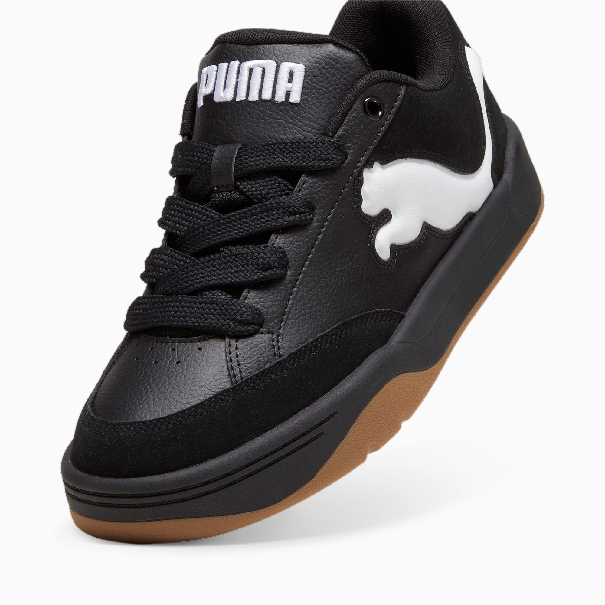 PUMA Park Lifestyle Sneakers Voor Dames, Wit/Zwart