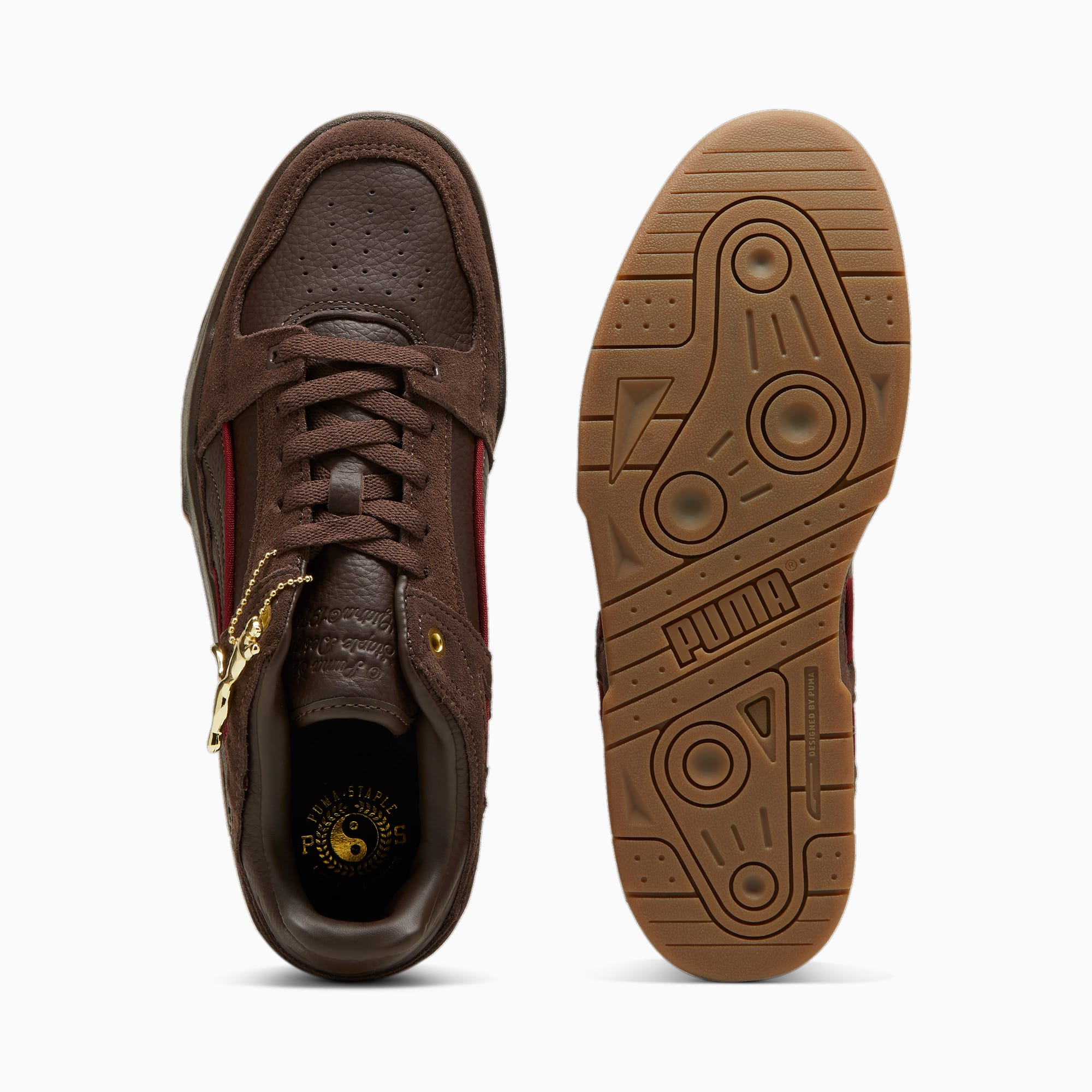 Men's PUMA X Staple Slipstream Sneakers, Dark Chocolate/Rhubarb, Size 35,5, Shoes
