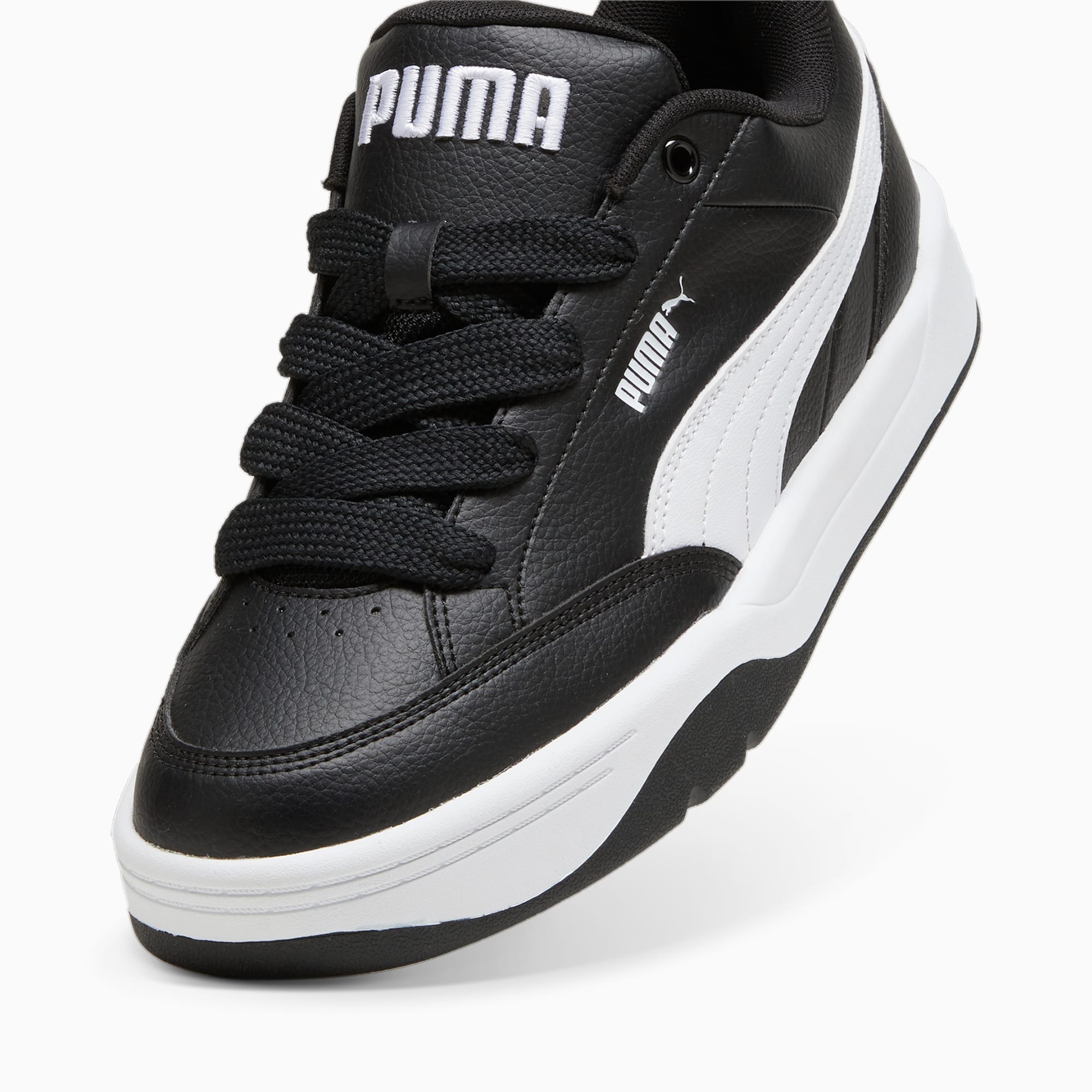 PUMA Park Lifestyle Sneakers Voor Dames, Wit/Zwart