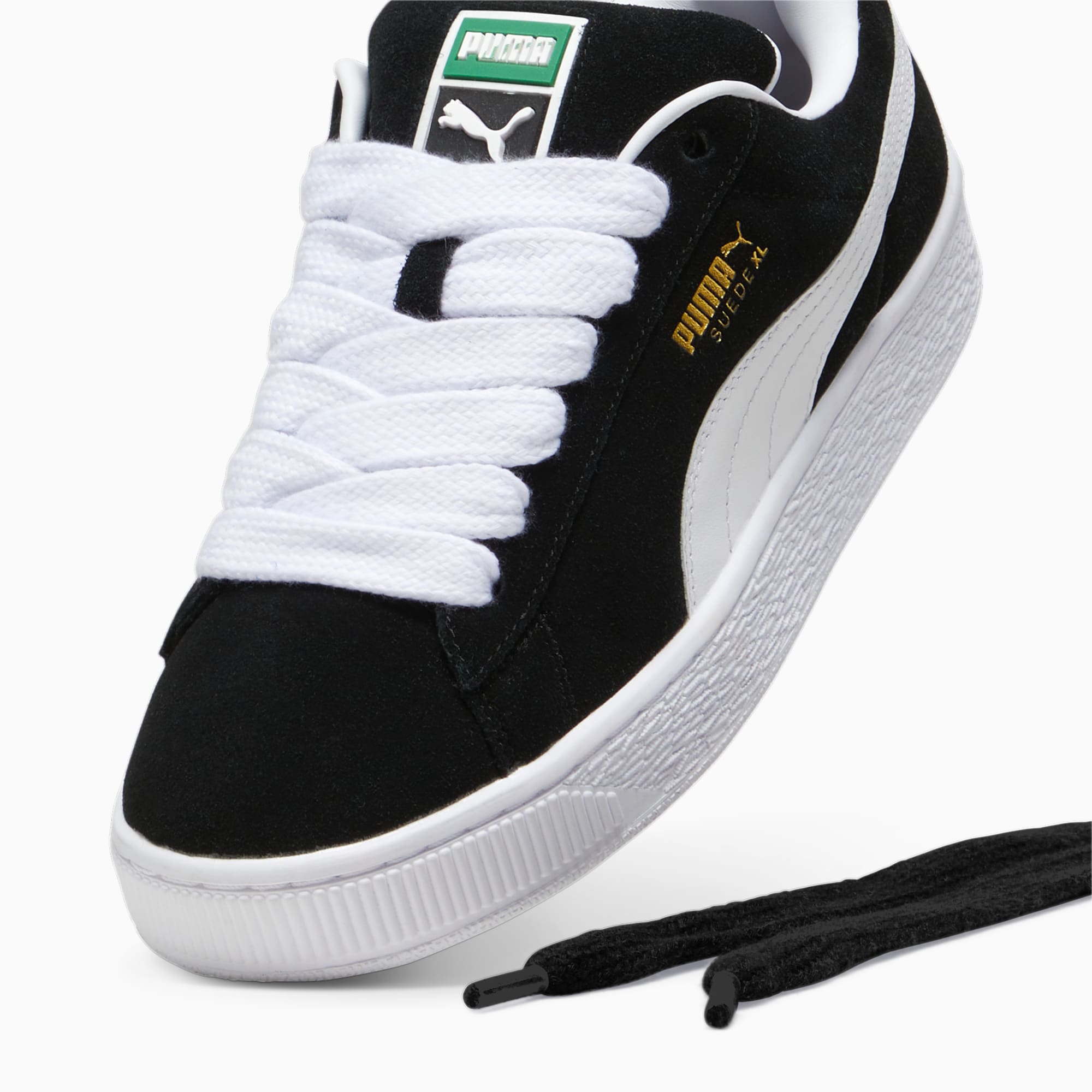 PUMA Suede Xl Sneakers Unisex, Black/White