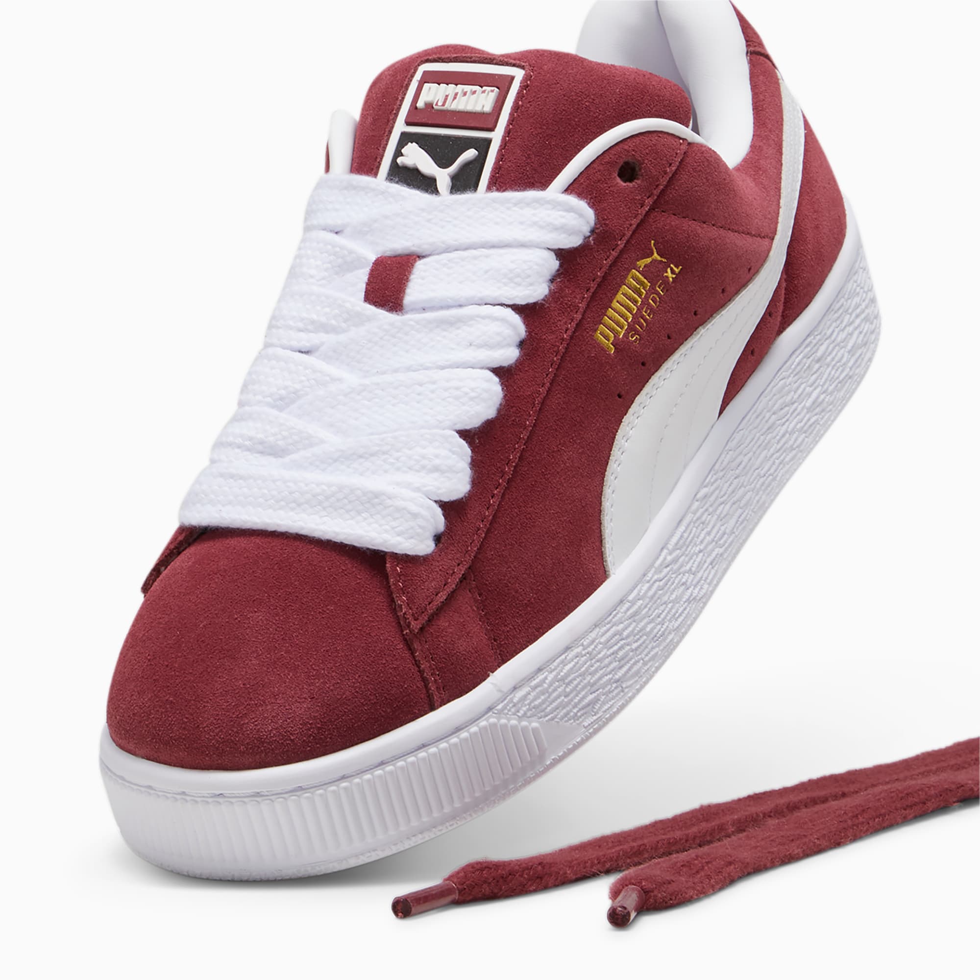 PUMA Suede Xl Sneakers Unisex, Regal Red/White