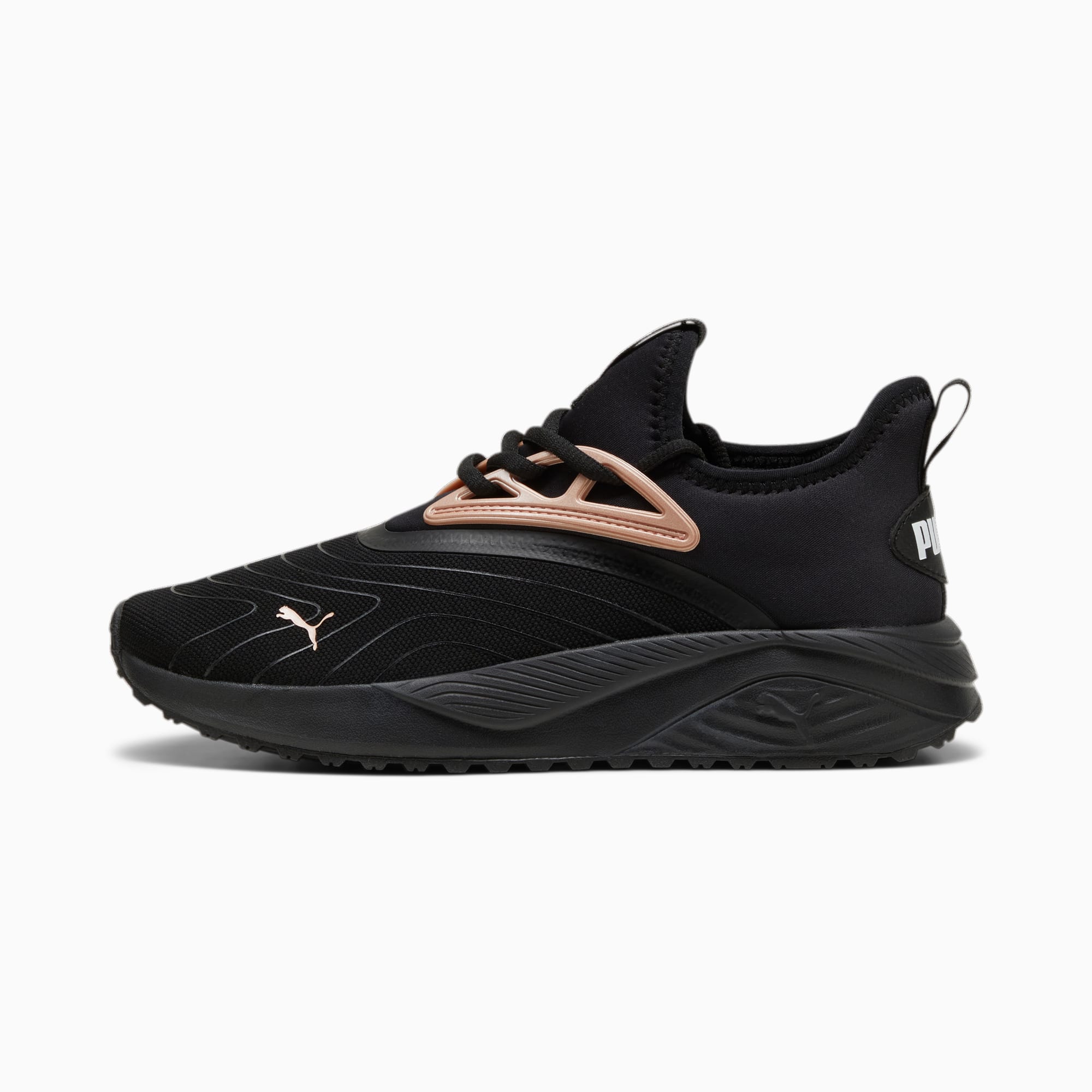 PUMA Pacer Beauty Women's Sneakers, Black/Rose Gold/White