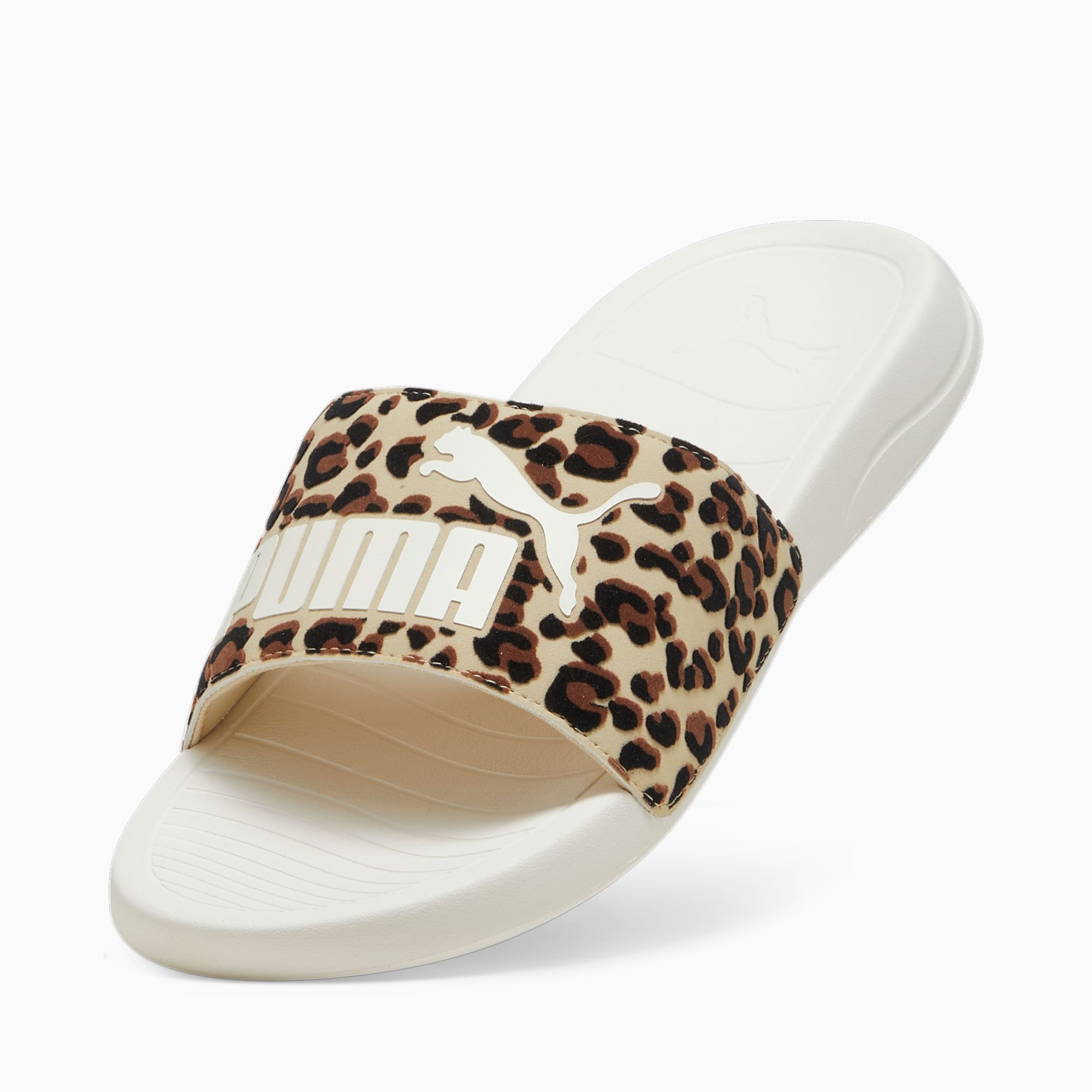 PUMA Popcat 20 I Am The Drama Badslippers Voor Dames, Zwart/Bruin