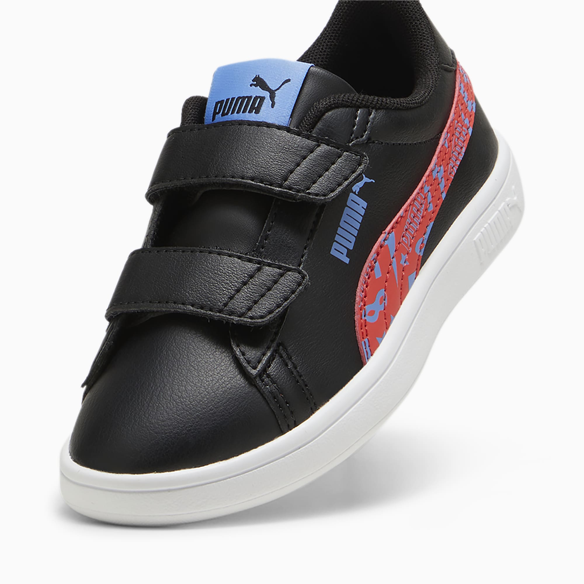 PUMA Smash 3.0 Masked Hero sneakers, Wit/Zwart/Rood