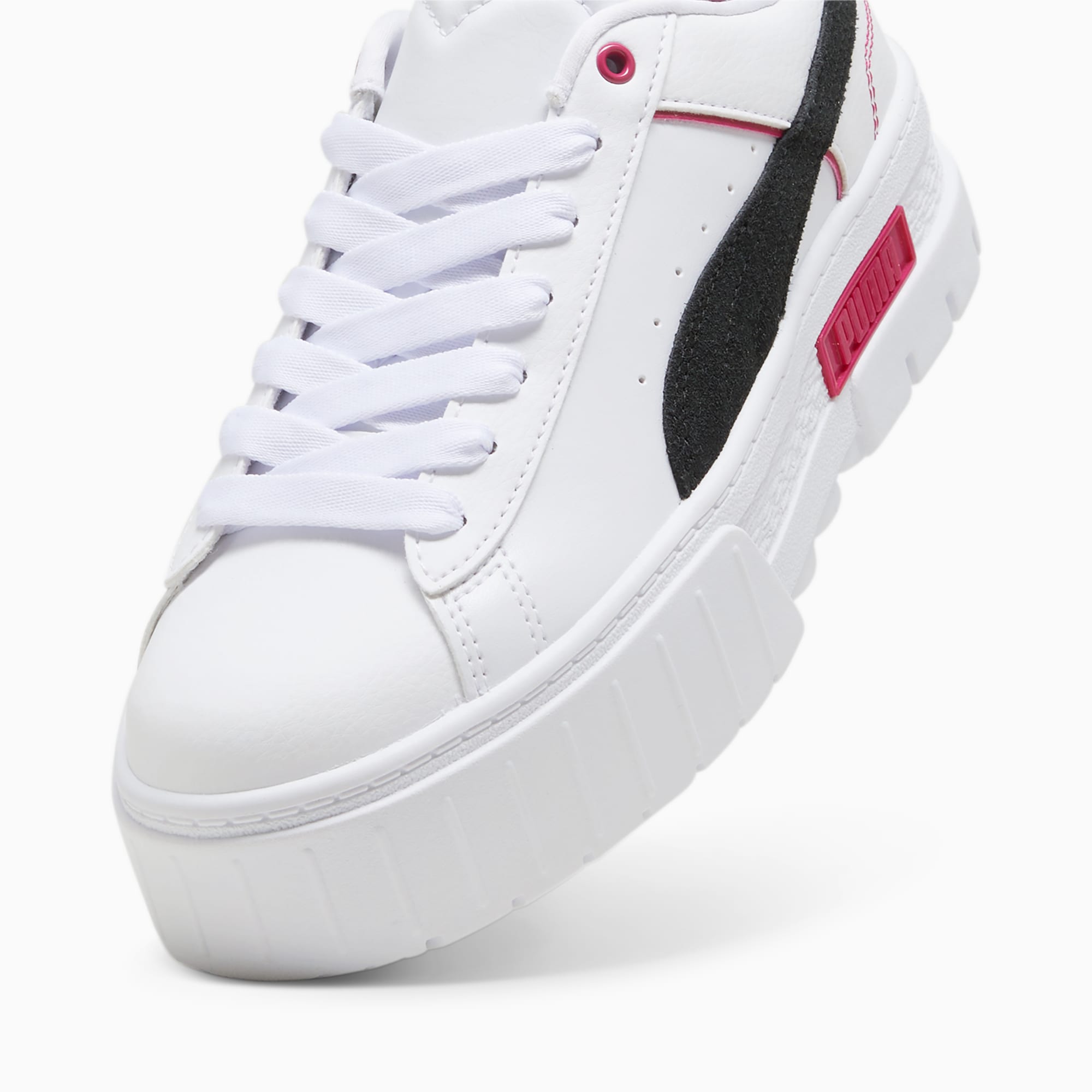 PUMA Mayze Queen of Hearts sneakers voor Dames, Wit/Zwart