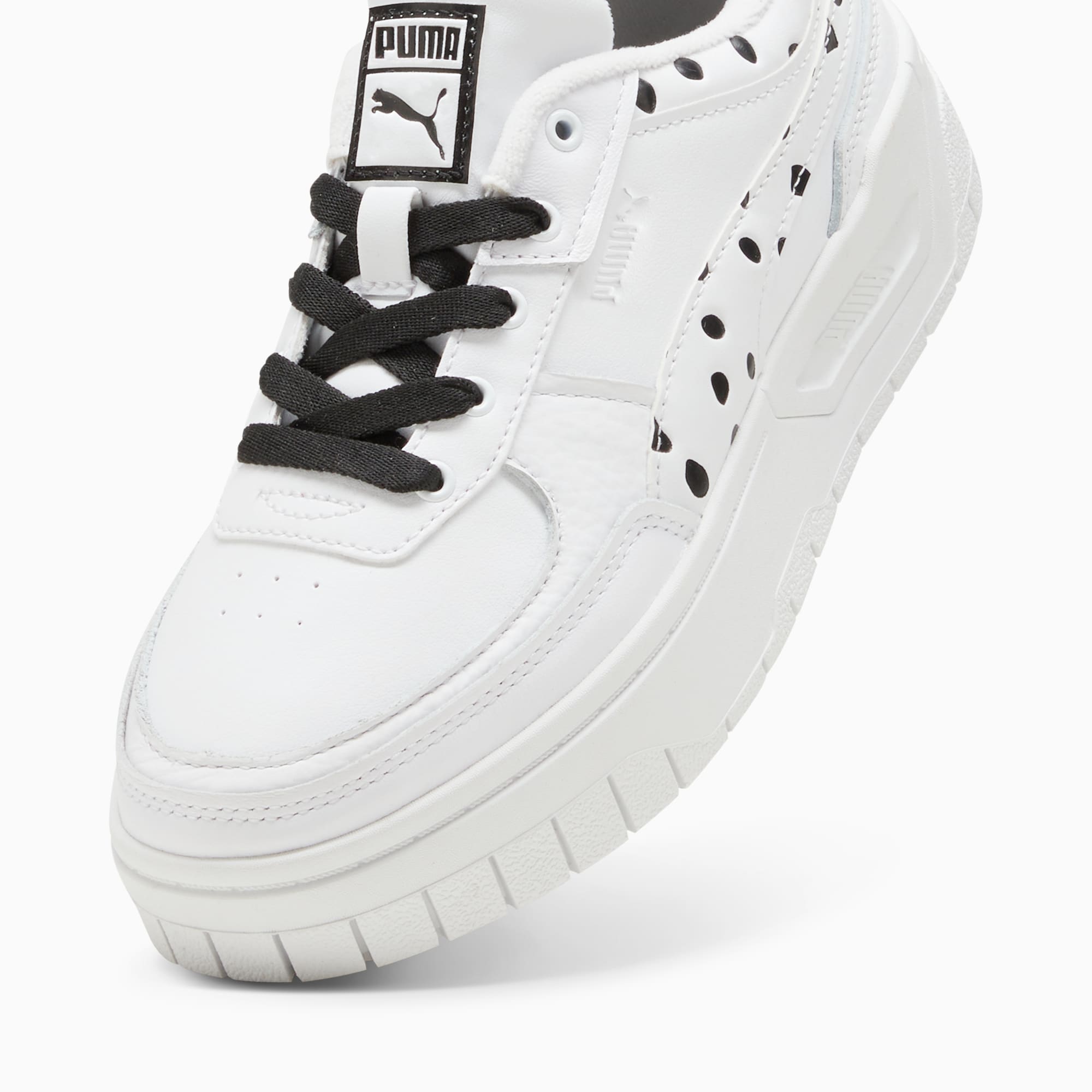 PUMA Cali Dream Dalmatian sneakers voor Dames, Wit/Zwart