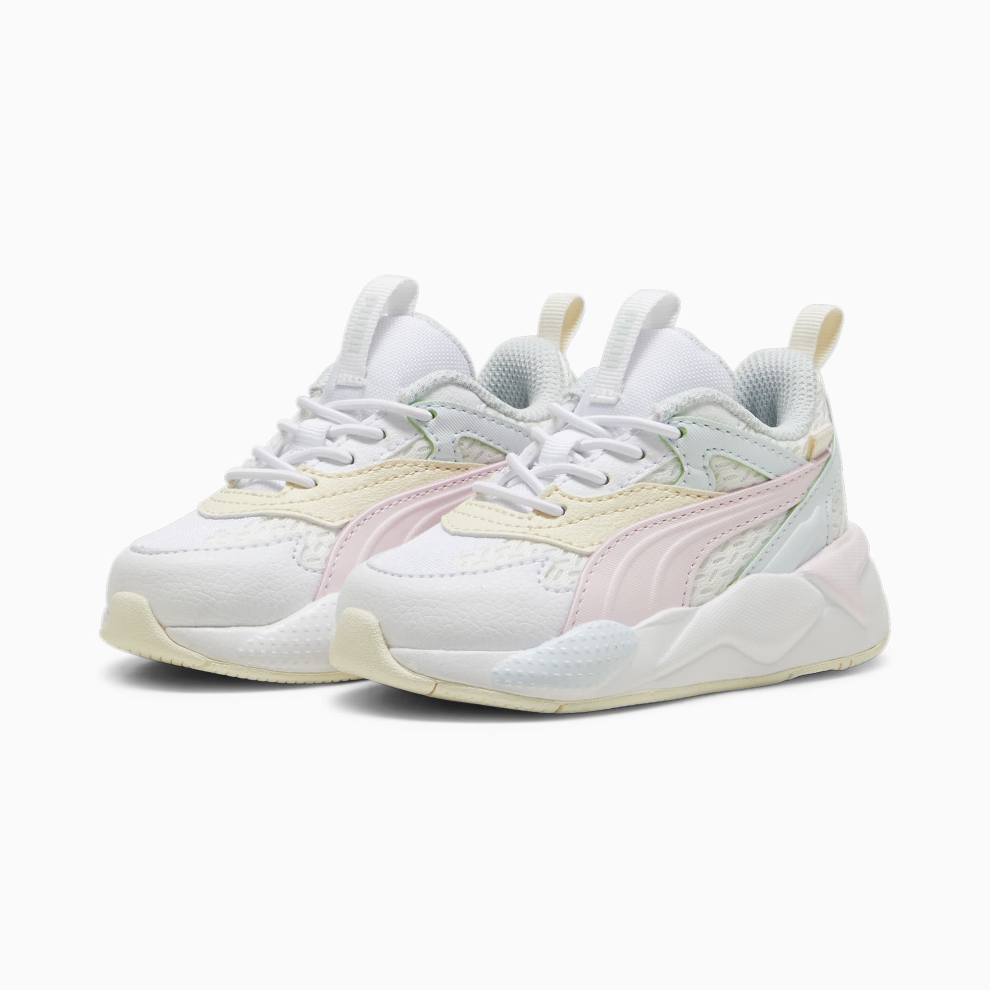 PUMA Rs-X Efekt Toddlers' Sneakers, White/Whisp Of Pink, Size 19, Shoes
