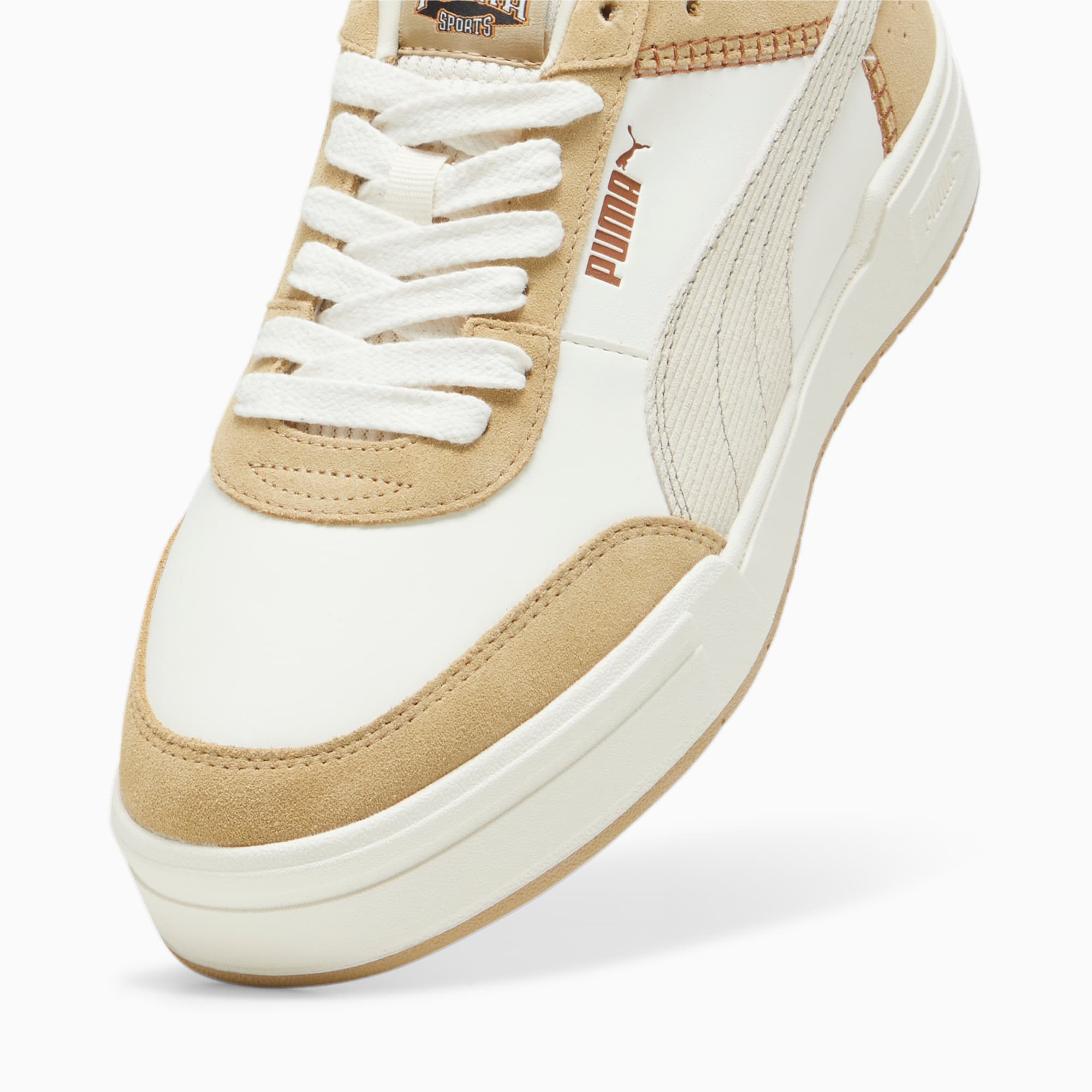 PUMA CA Pro'Sport for the Fanbase'sneakers, Alpine Snow-Prairie Tan-Ginger Tea