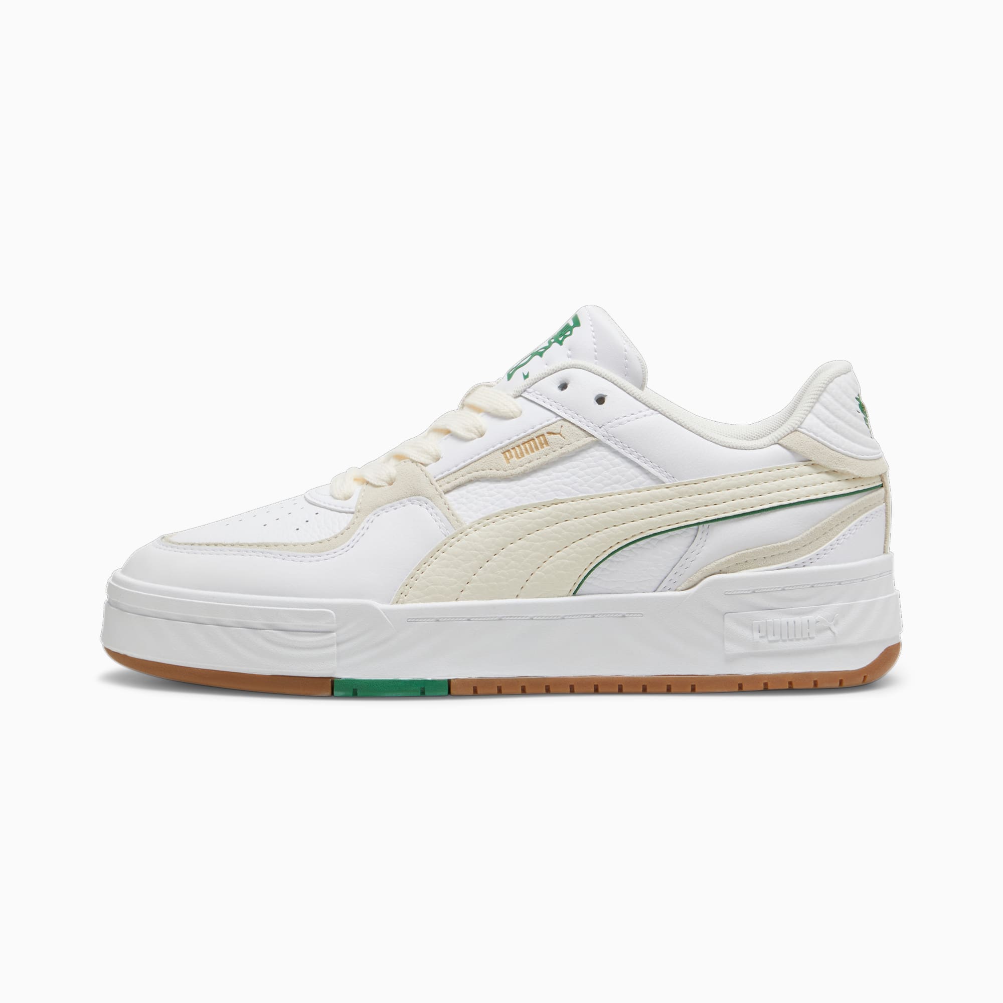 Women's PUMA Ca Pro Ripple Earth Sneakers, White/Frosted Ivory/Gum