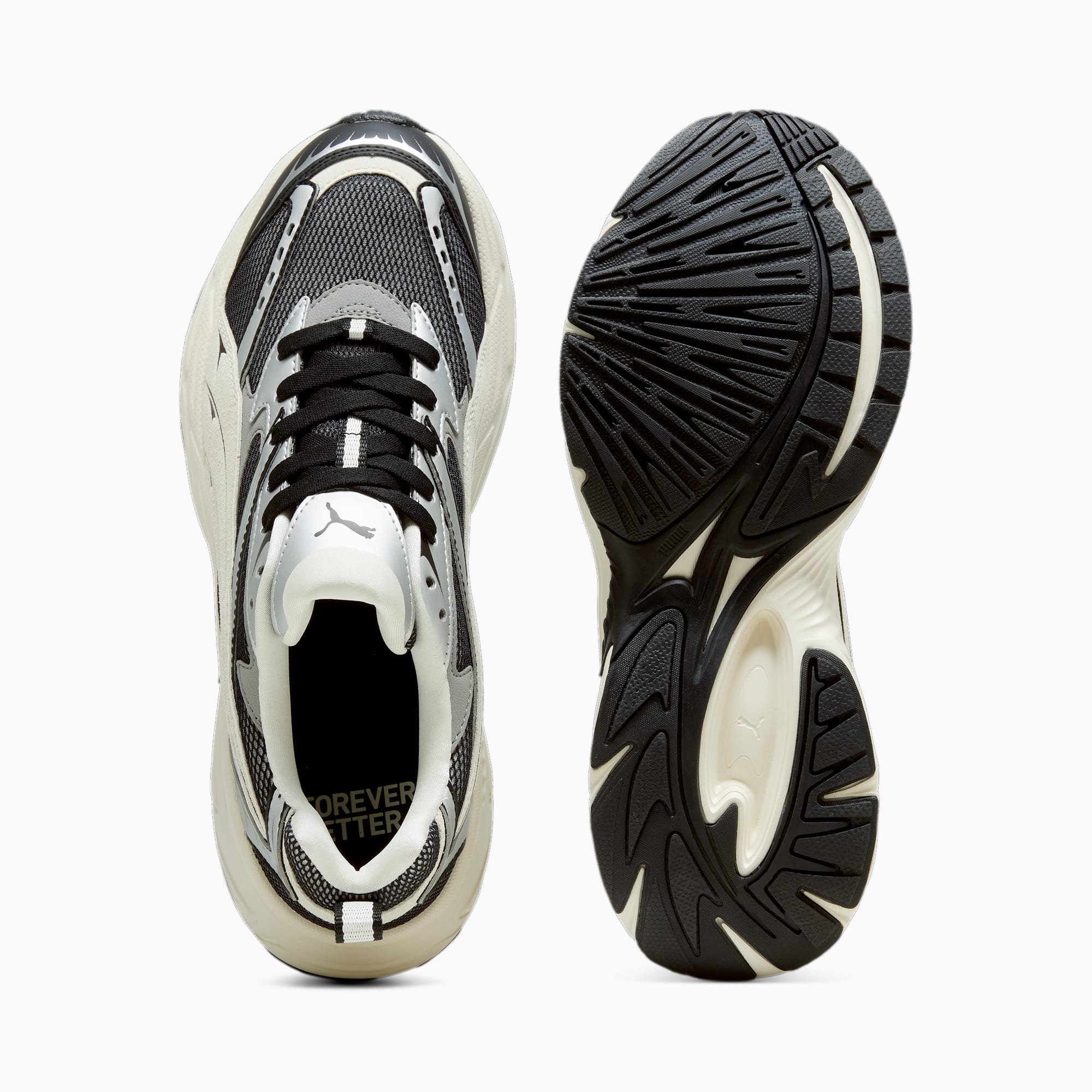 PUMA Morphic Retro Sneakers Voor Dames, Zwart