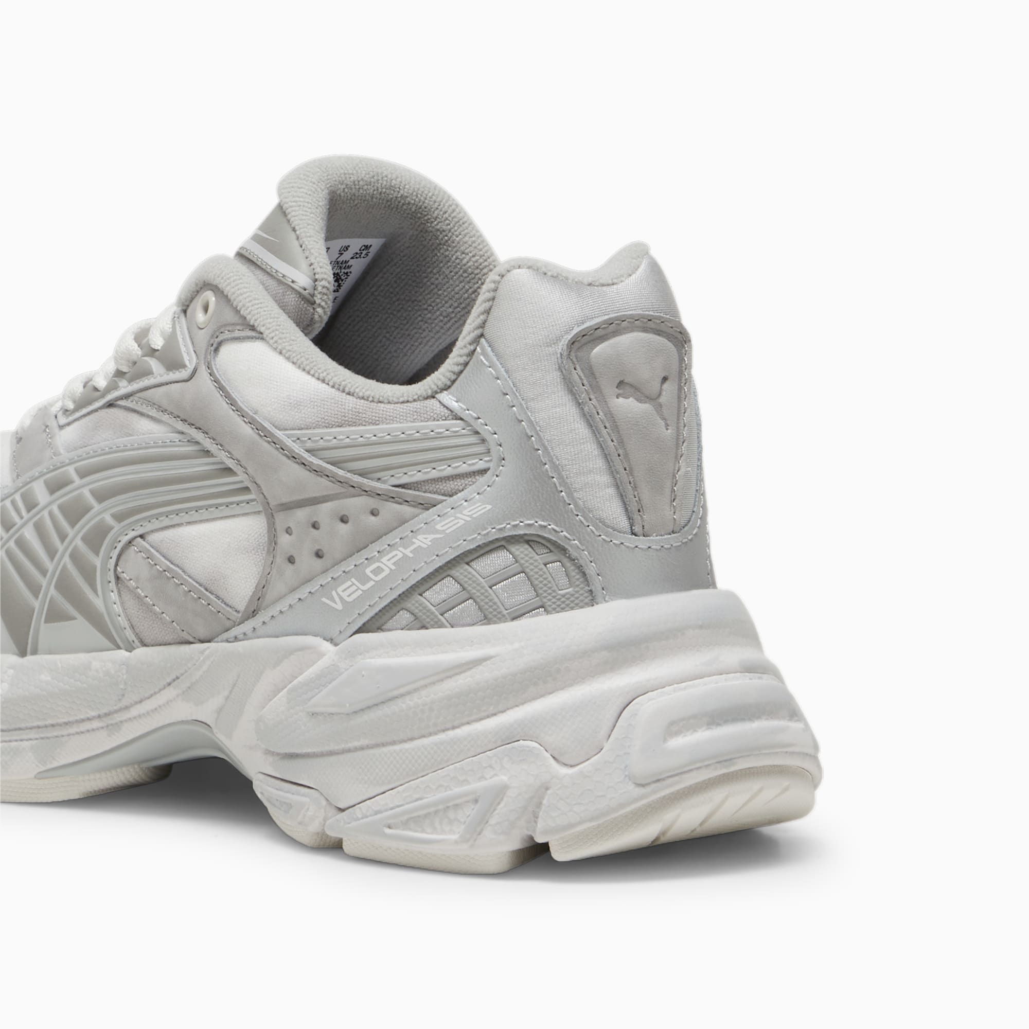 PUMA Velophasis 'retreat Yourself' Women's Sneakers, Cool Light Grey/Smokey Grey, Size 35,5, Shoes