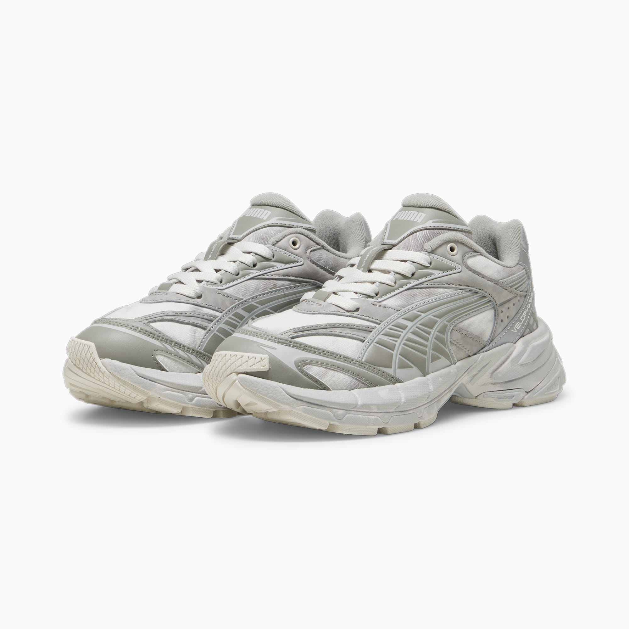 PUMA Velophasis 'retreat Yourself' Women's Sneakers, Cool Light Grey/Smokey Grey, Size 35,5, Shoes