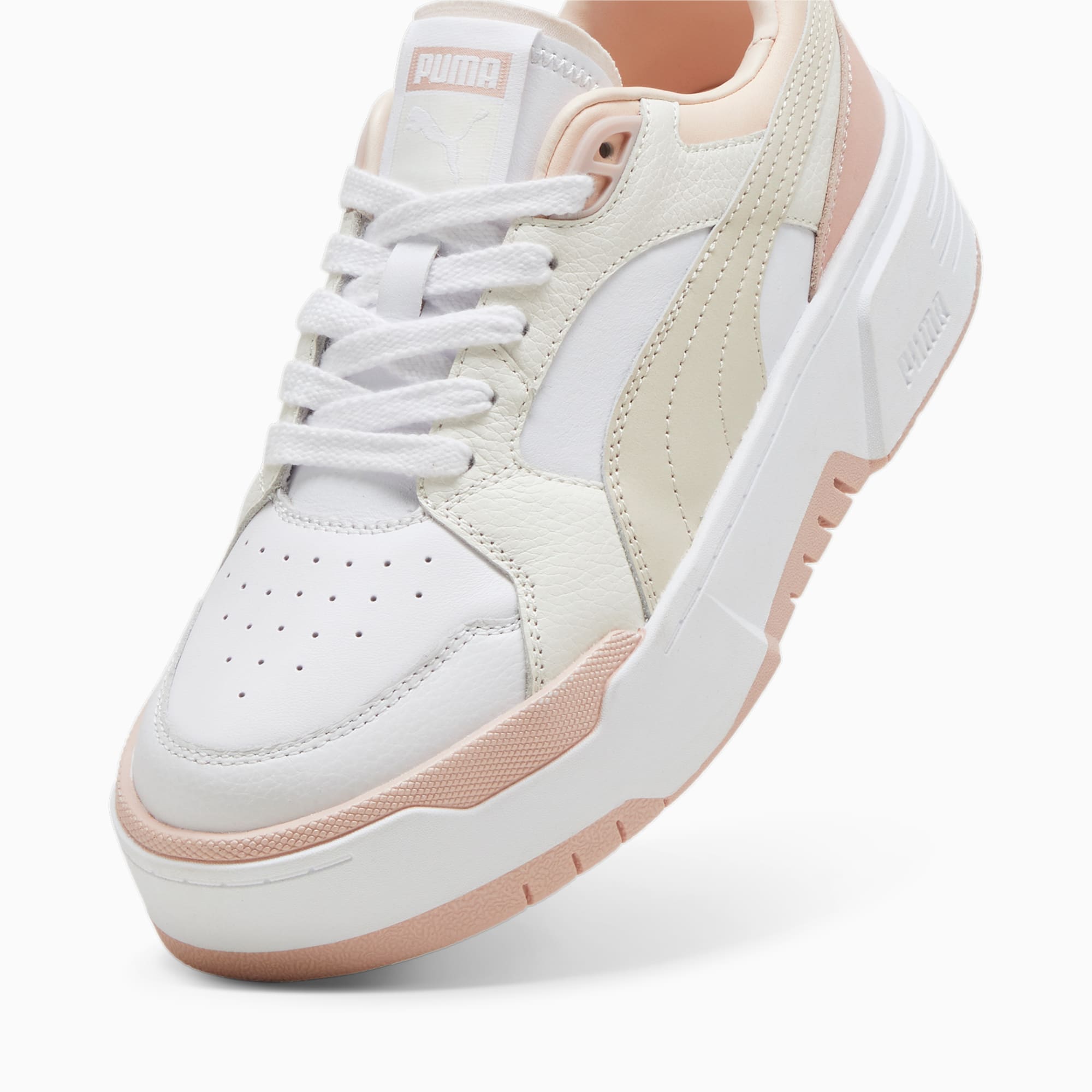 PUMA Chaussure Sneakers CA Flyz PRM Femme, Blanc/Rose