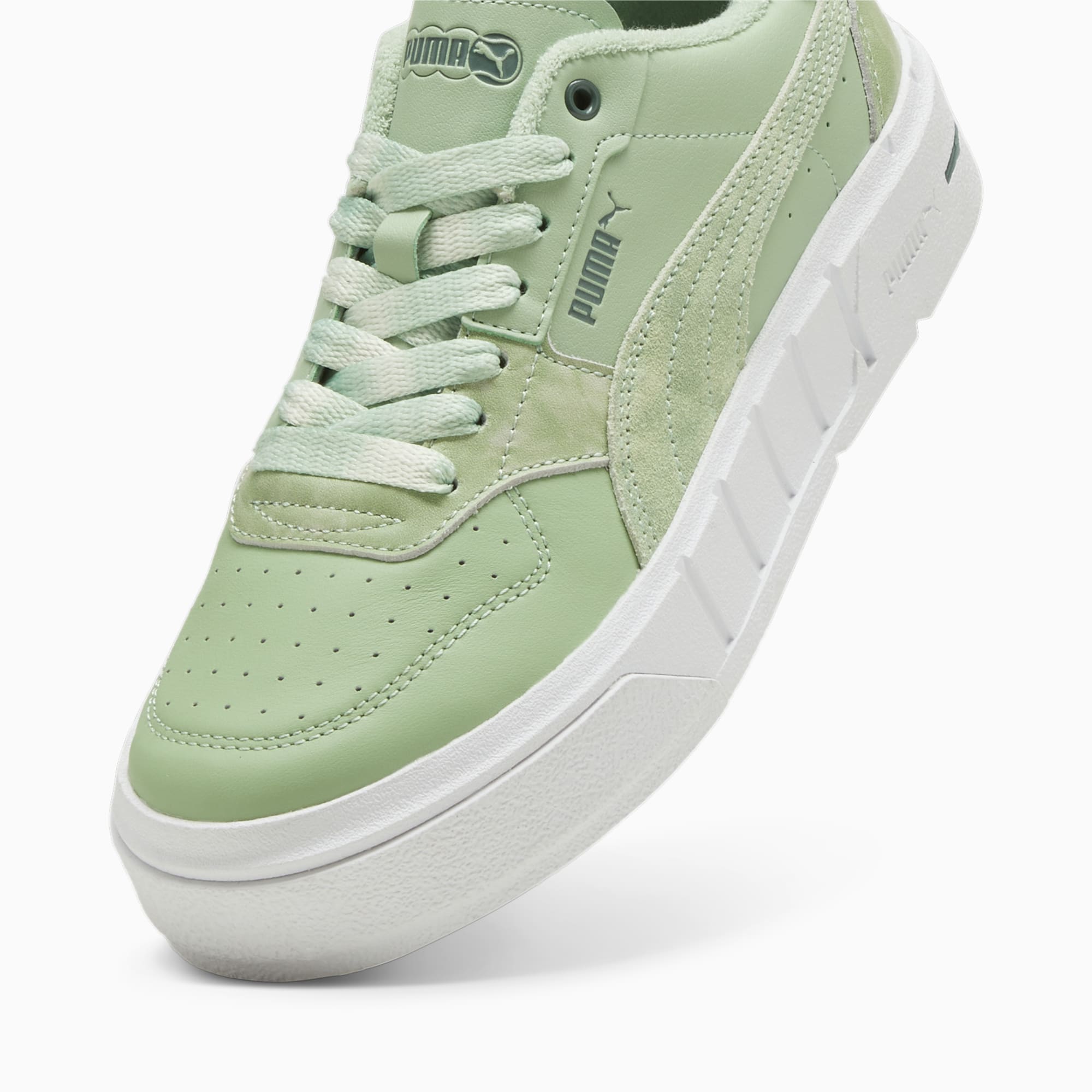 PUMA Cali Court'Retreat Yourself'damessneakers, Groen/Wit