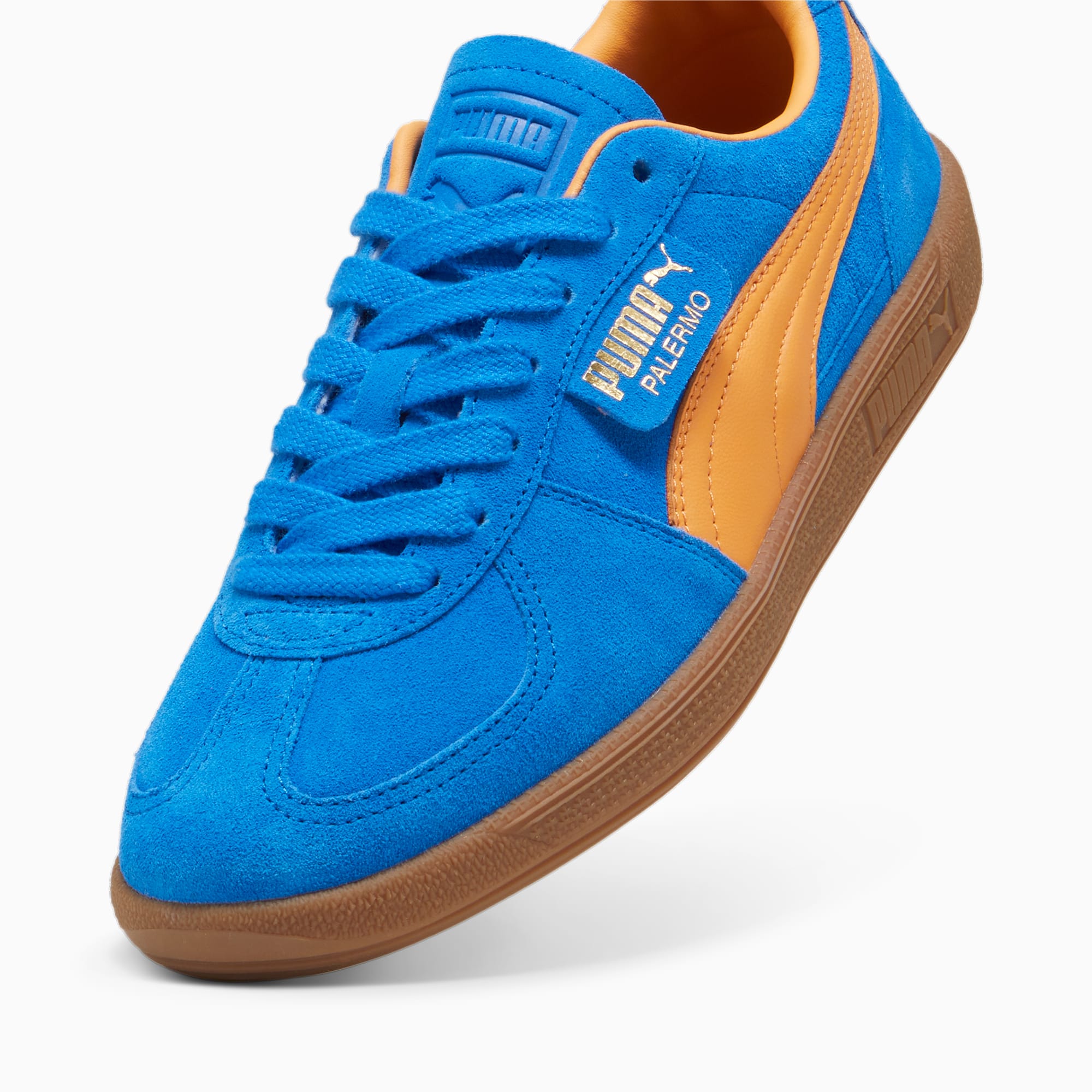 PUMA Palermo Unisex sneakers, Blauw/Goud