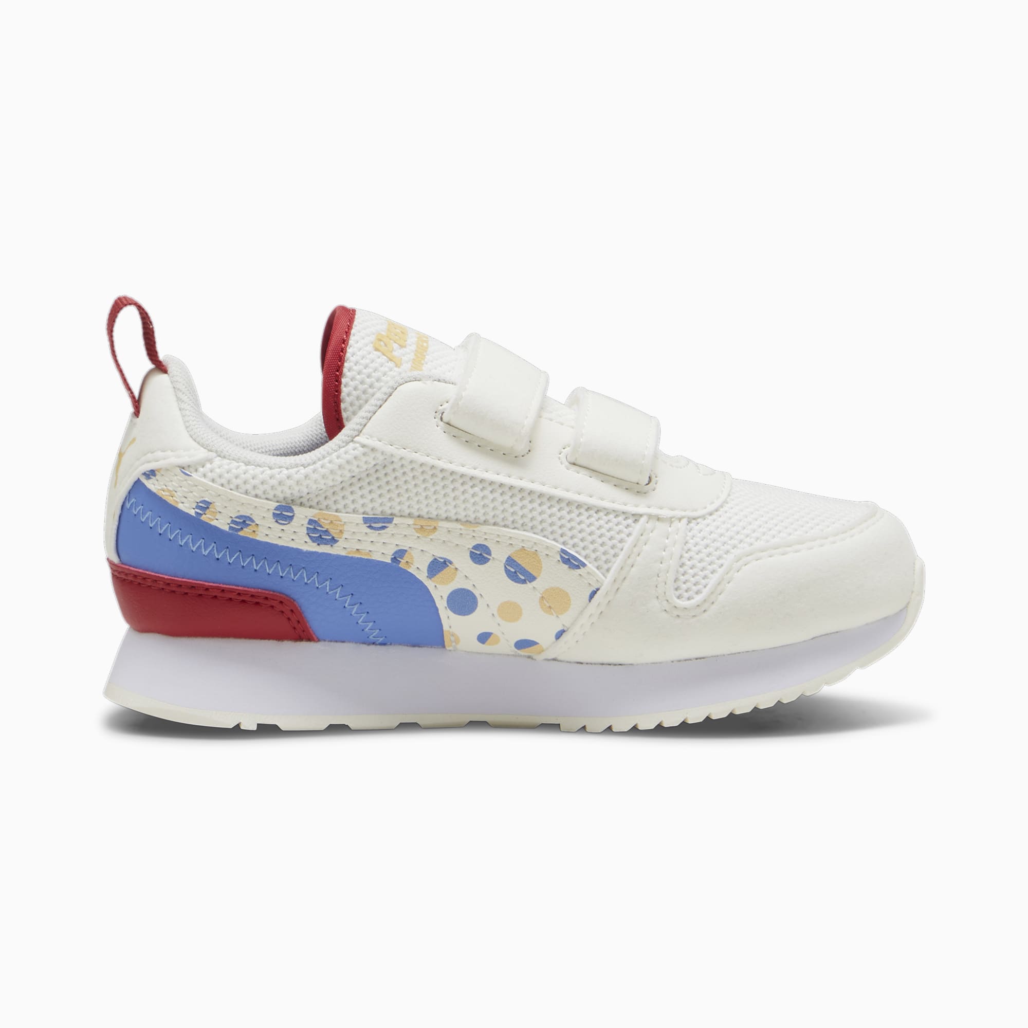 PUMA R78 Summer Camp Kids' Sneakers, Warm White/Blue Skies/Chamomile, Size 27,5, Shoes