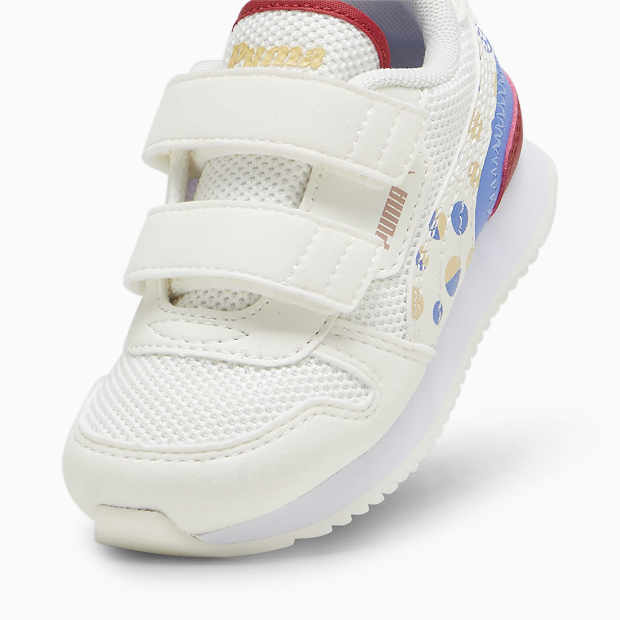 PUMA R78 Summer Camp Toddlers' Sneakers, Warm White/Blue Skies/Chamomile, Size 19, Shoes