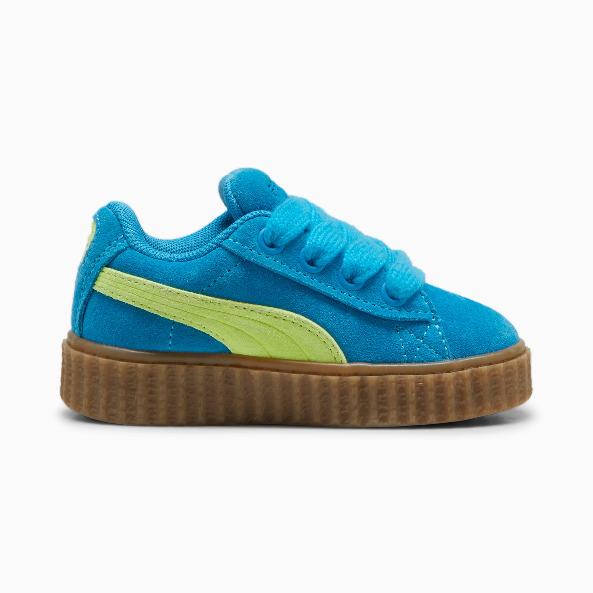 Fenty X PUMA Creeper Phatty Unisex Toddler Sneakers, Speed Blue/Lime Pow/Gum, Size 19, Accessories