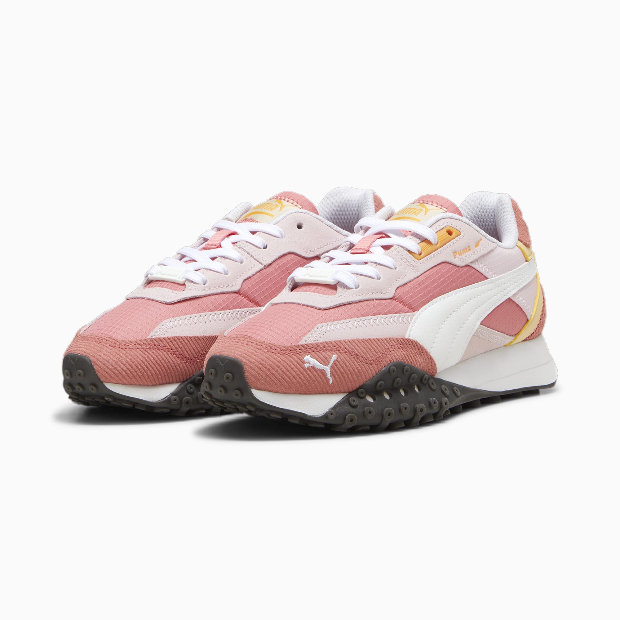 PUMA Blktop Rider Multicolour Youth Sneakers, Passionfruit/Whisp Of Pink