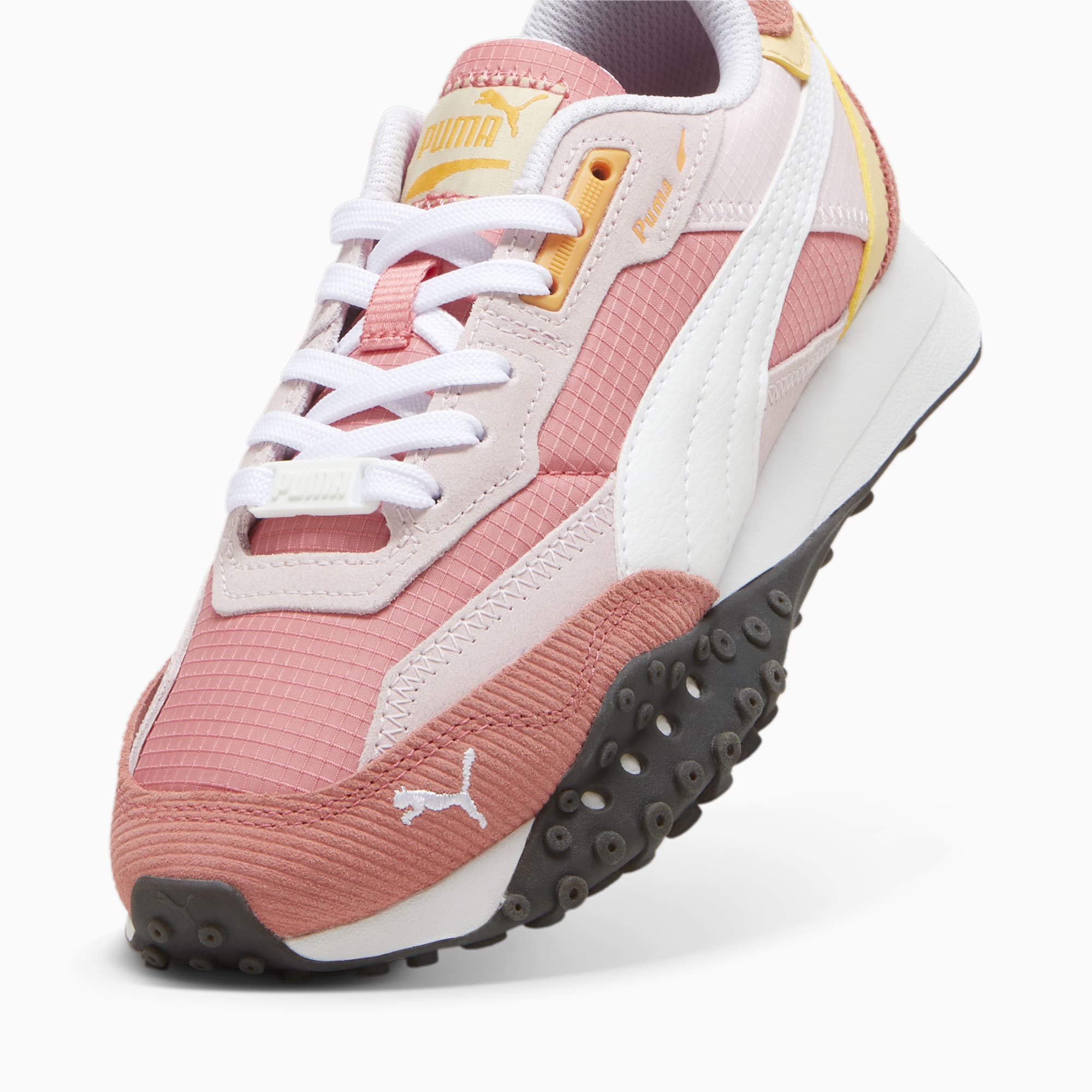PUMA Blktop Rider Multicolour Youth Sneakers, Passionfruit/Whisp Of Pink