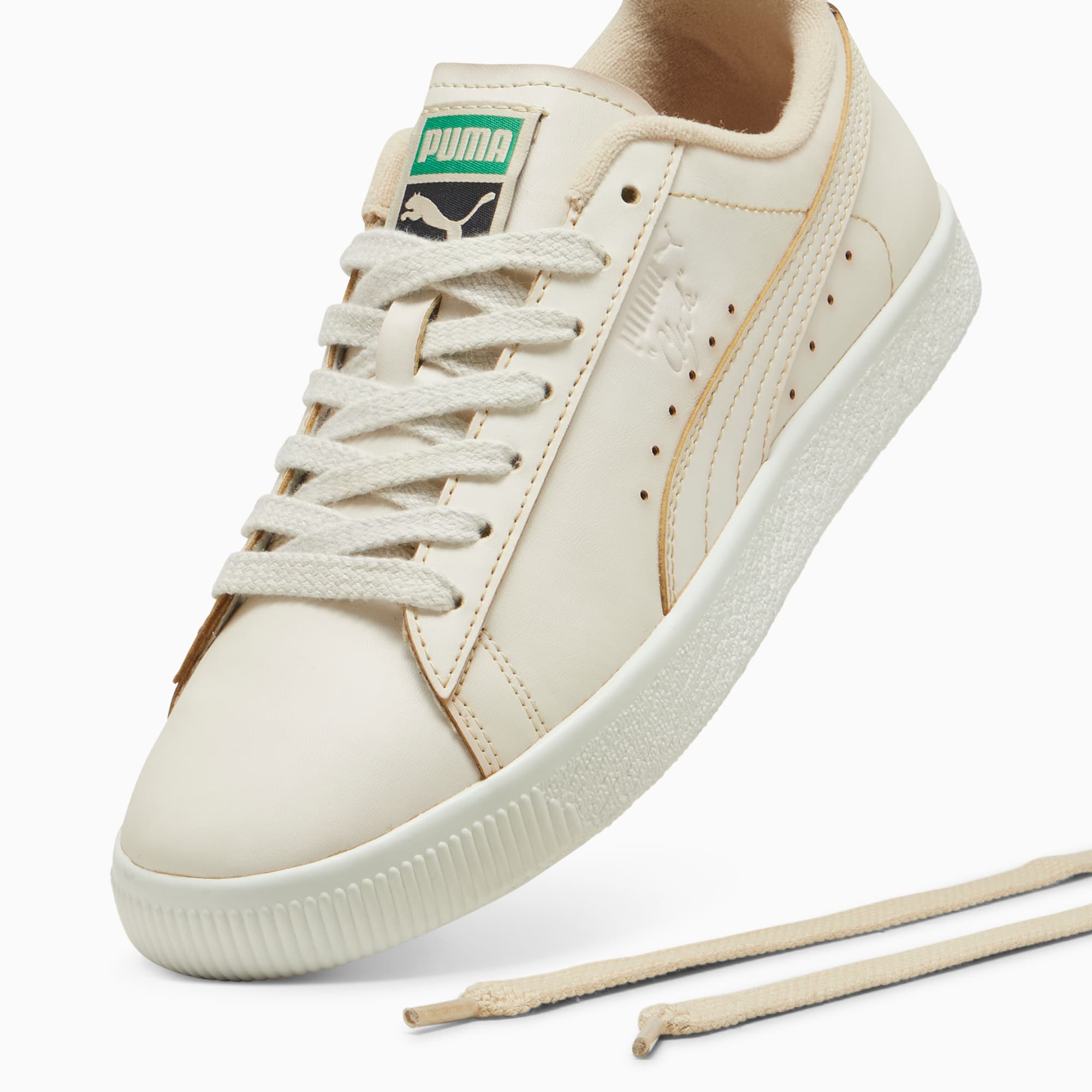 PUMA Clyde Coffee sneakers, Wit