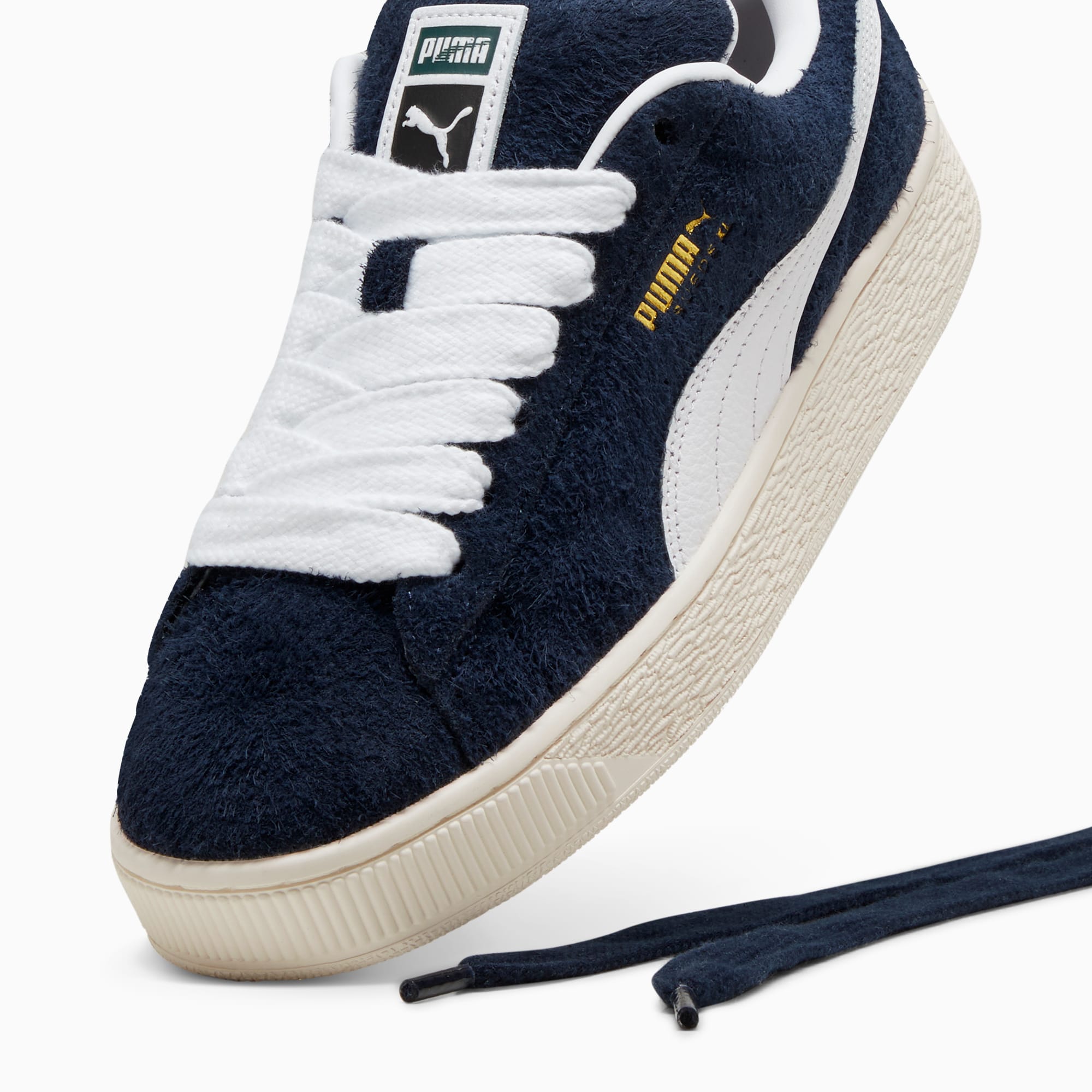 Puma Suede XL Hairy Dames - Navy, Navy