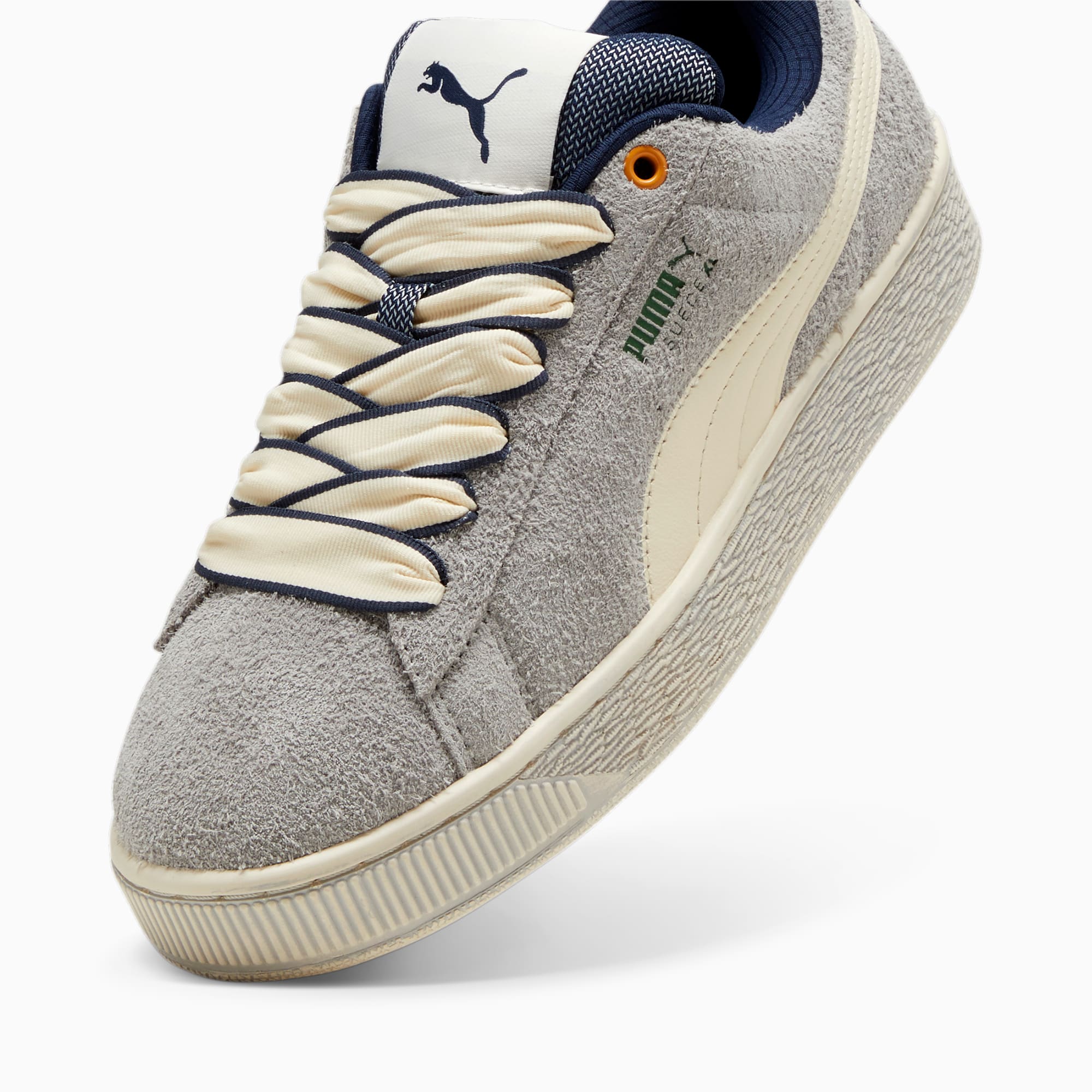 PUMA XL Skateserve sneakers van suÃ¨de, Grijs/Rood/Bruin