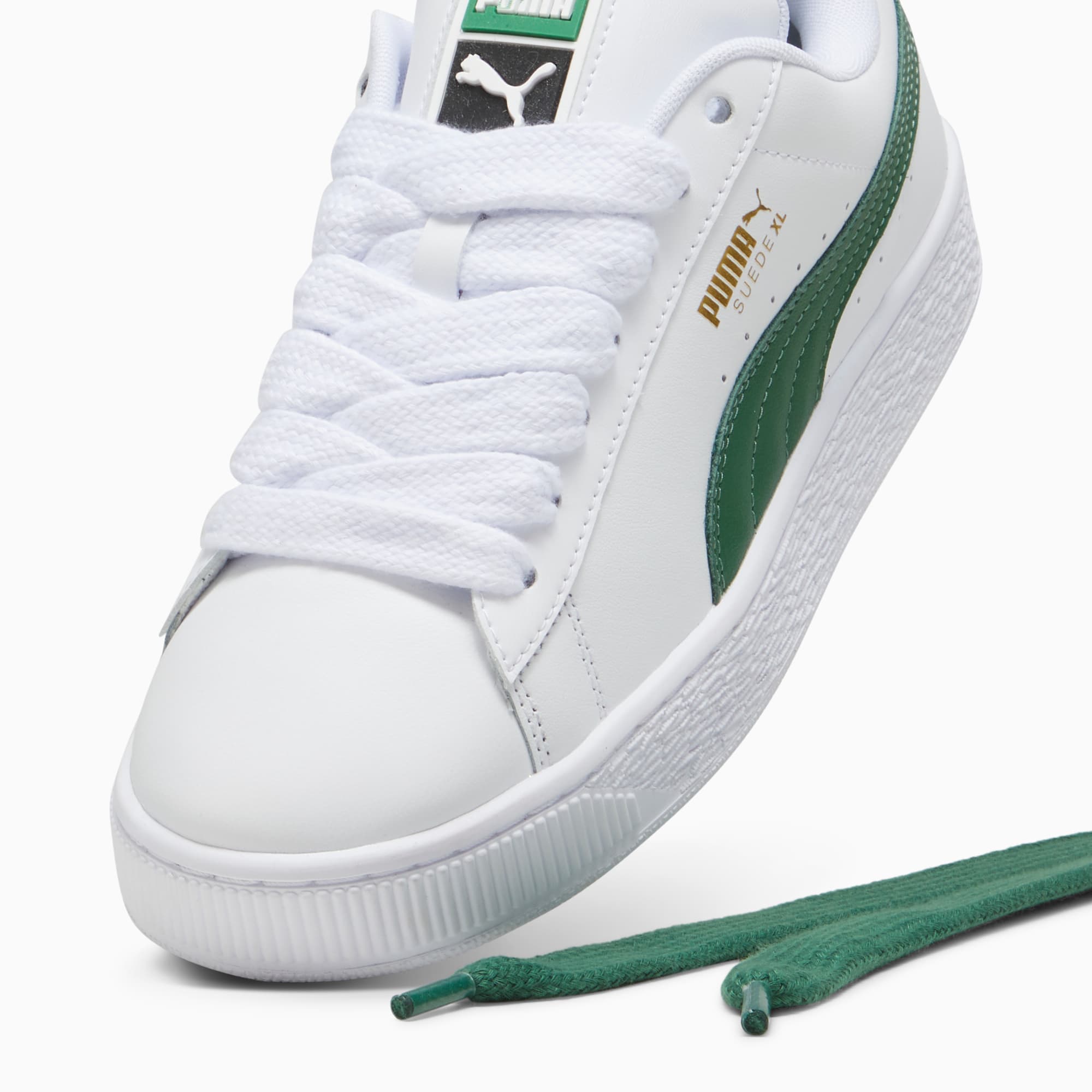 PUMA Suede XL leren sneakers uniseks, Wit