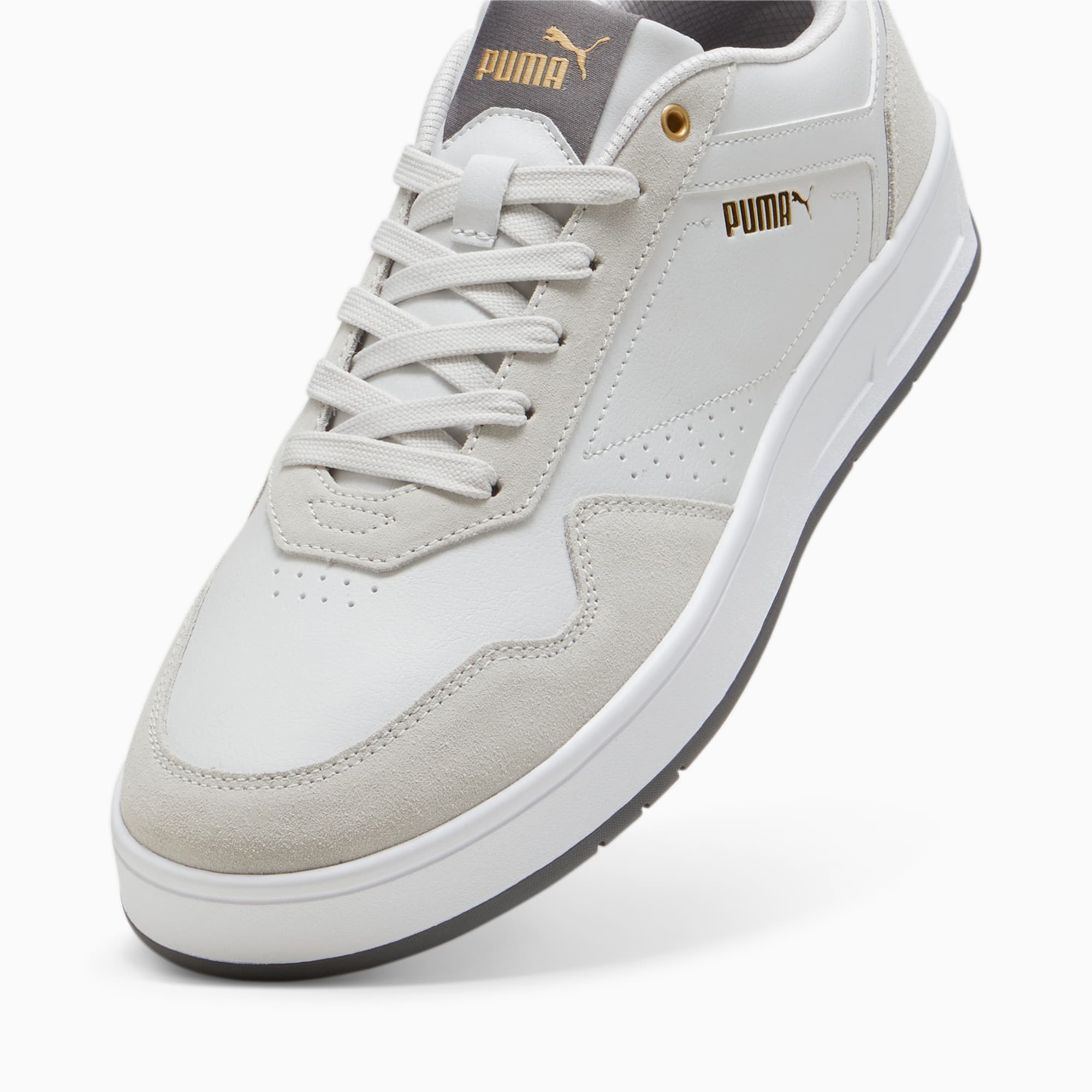 PUMA Chaussure Sneakers Classic SD, Gris/Or