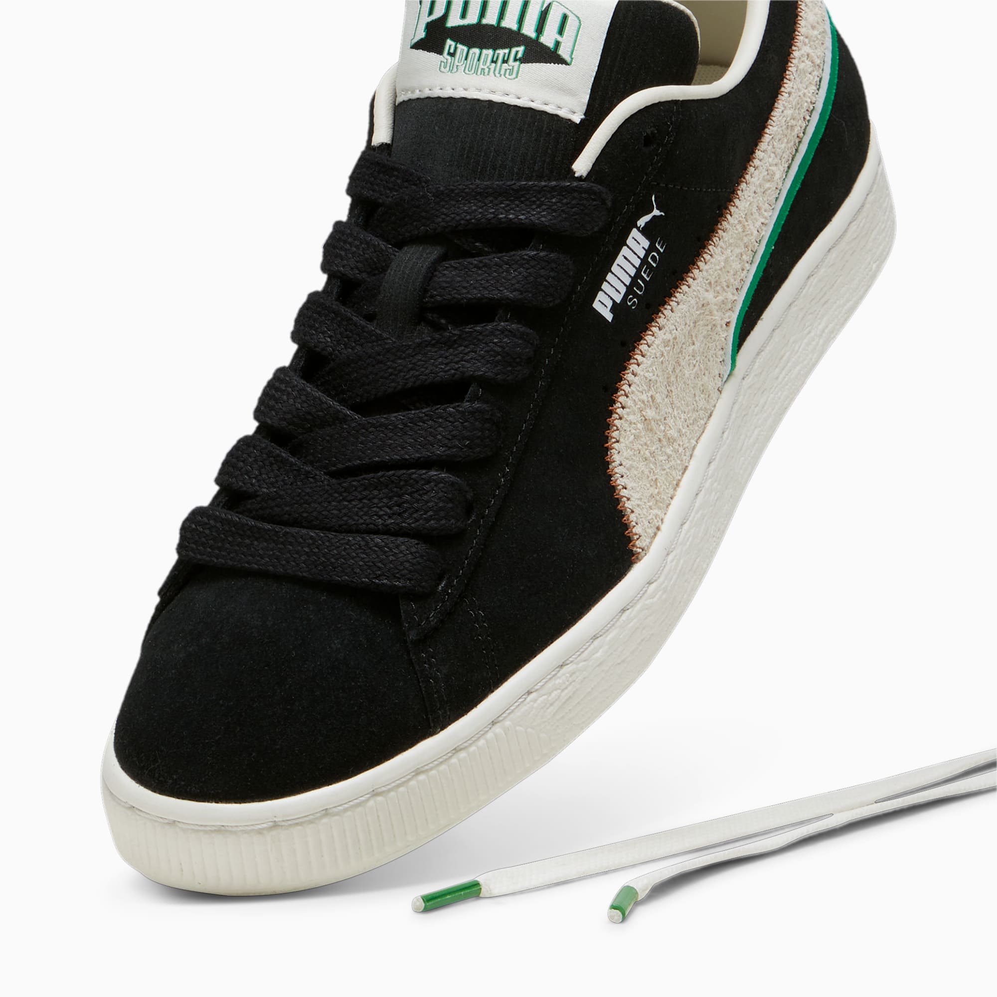 PUMA SuÃ¨de, Wit/Zwart