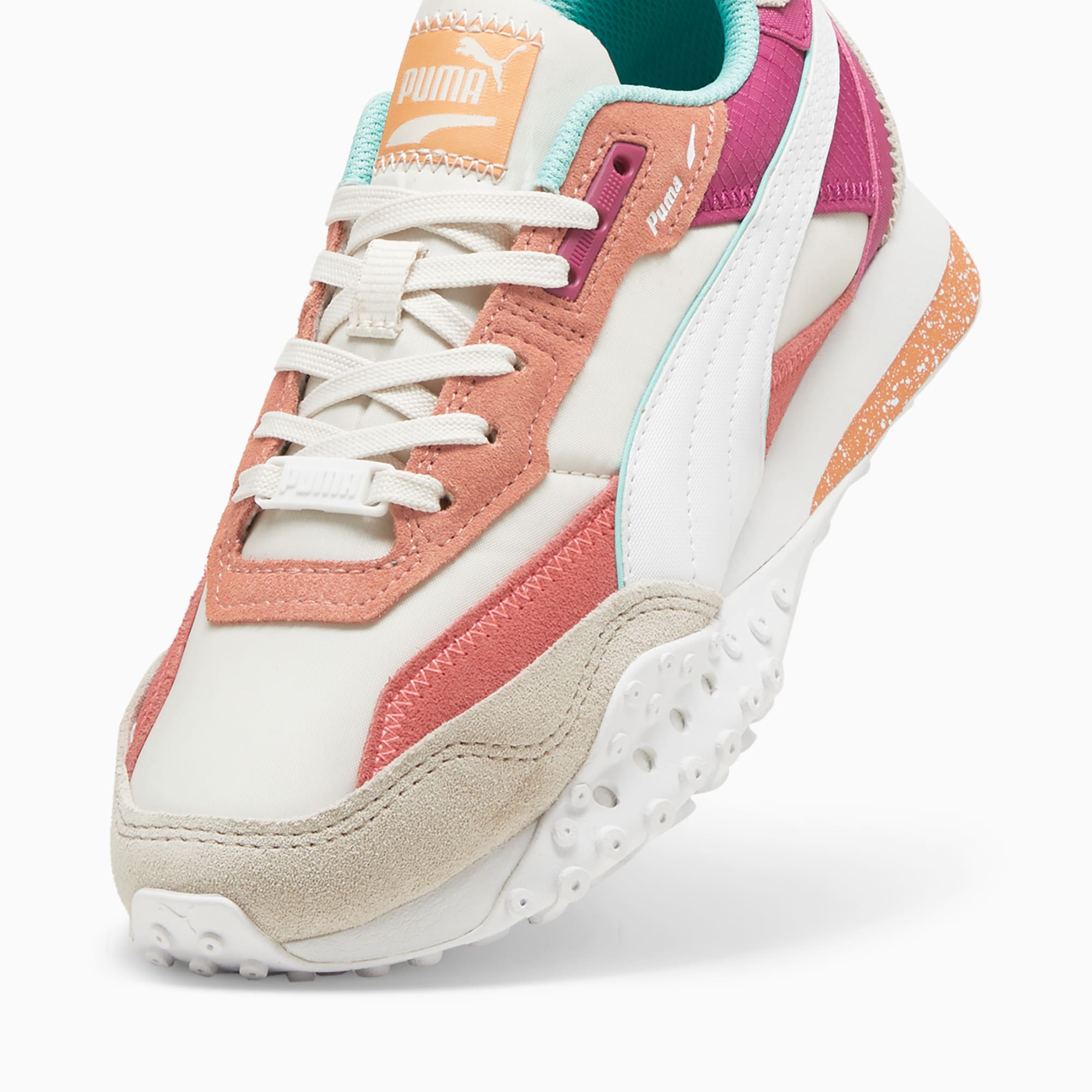 PUMA Blktop Rider Vibrant sneakers uniseks, Alpine Snow-Desert Dust