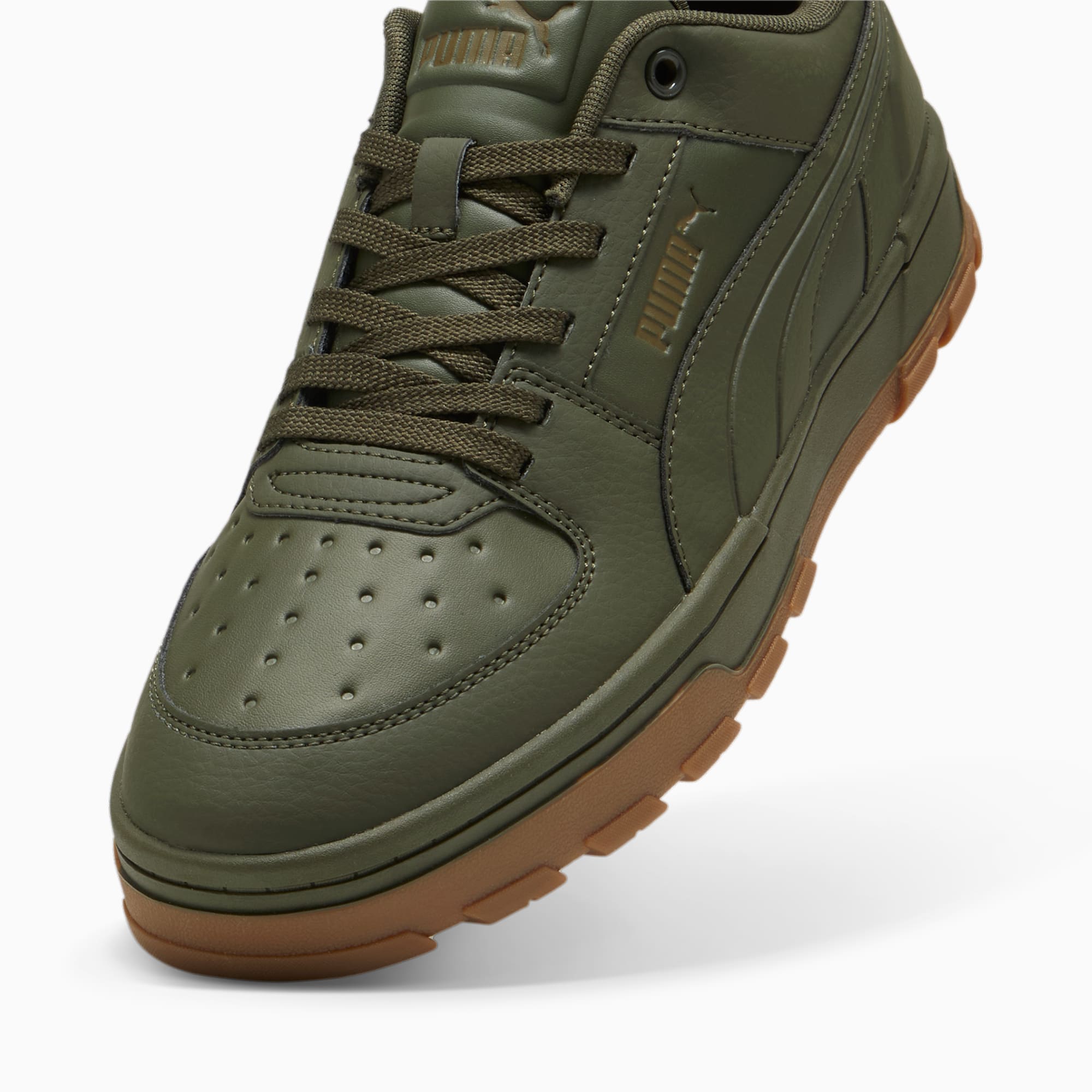 PUMA Caven 2.0 Abrupt unisex sneakers voor Dames, Dark Olive-Wild Willow-Gum