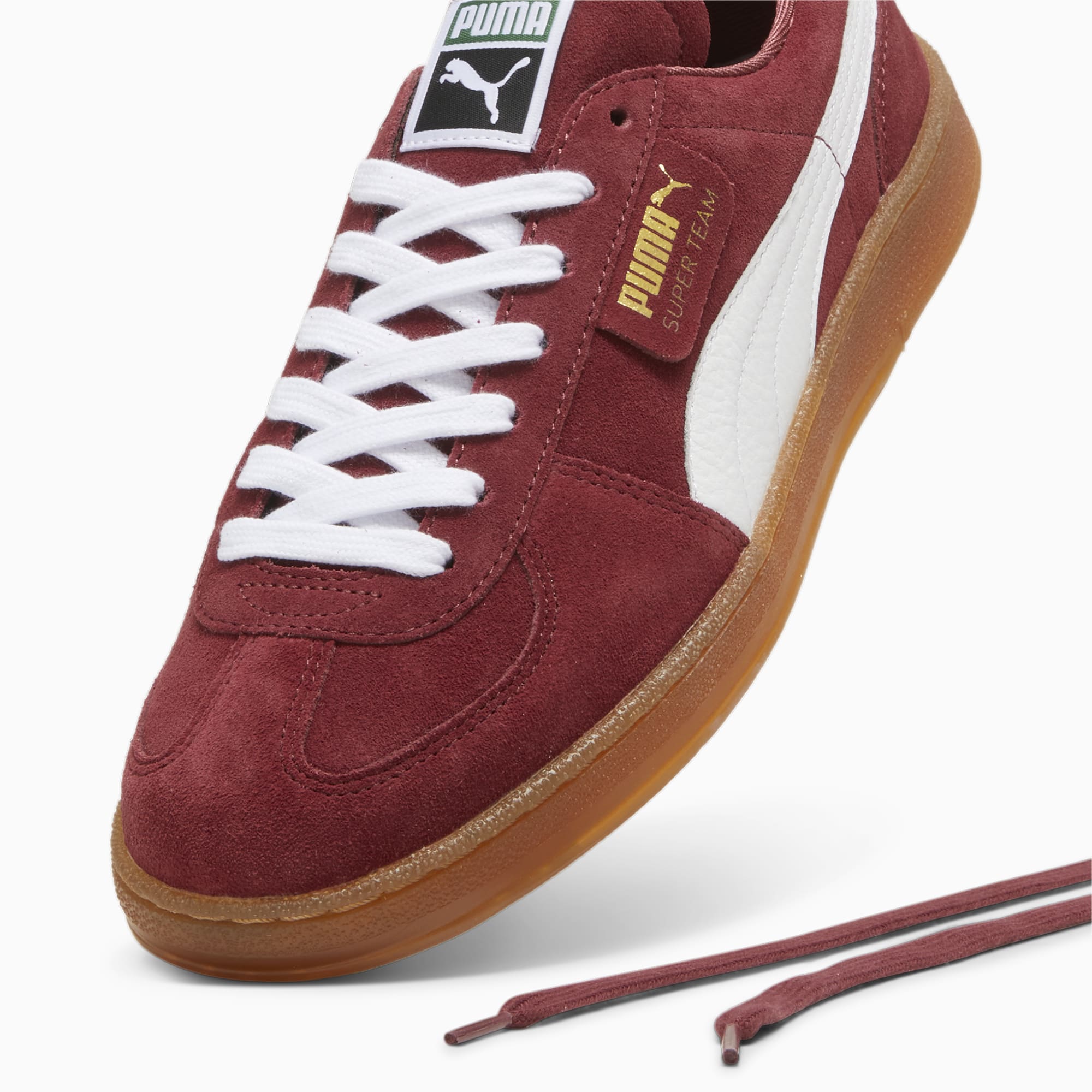 PUMA Super Team Suede sneakers, Rood/Wit