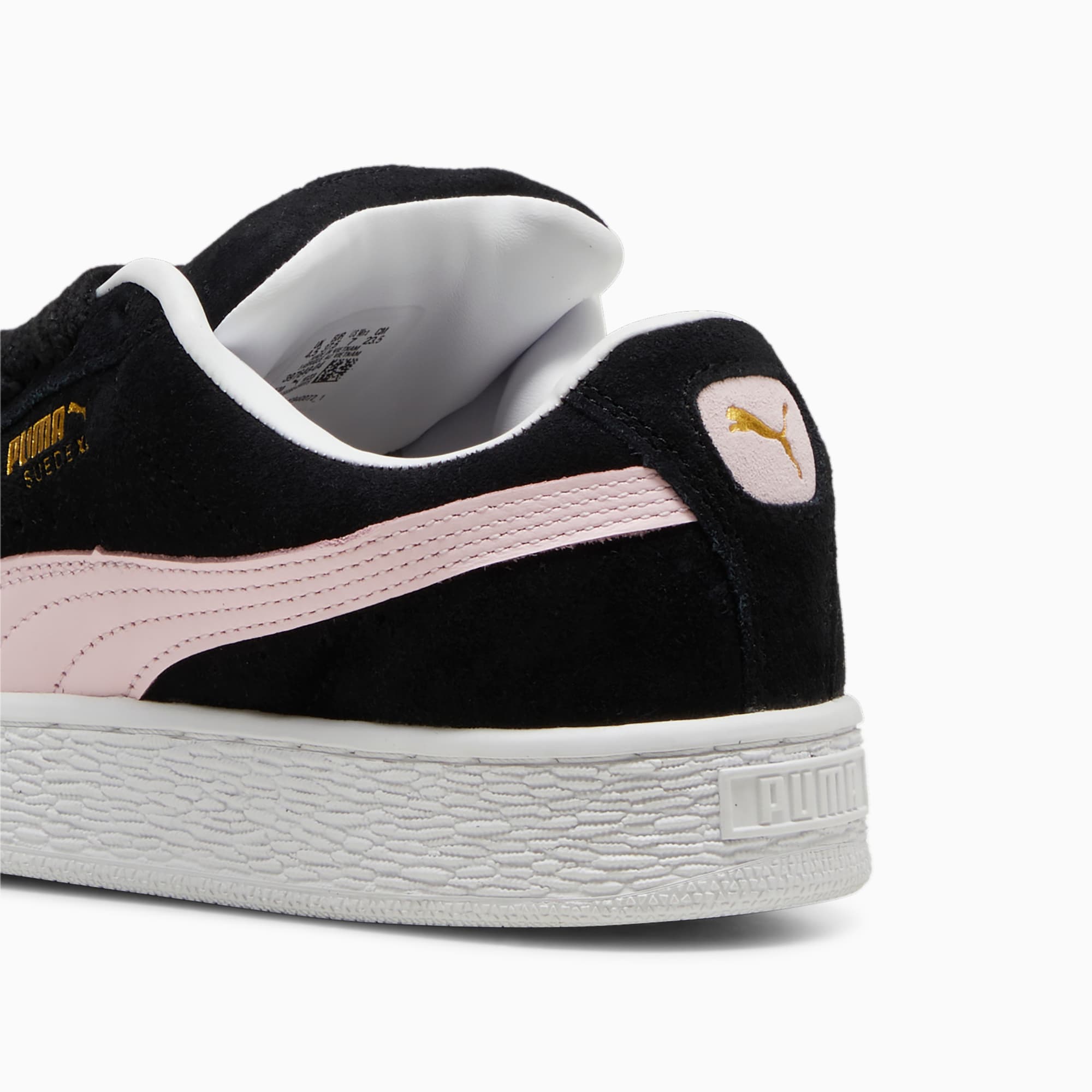 PUMA Suede Xl Sneakers Women, Black/Whisp Of Pink, Size 35,5, Shoes