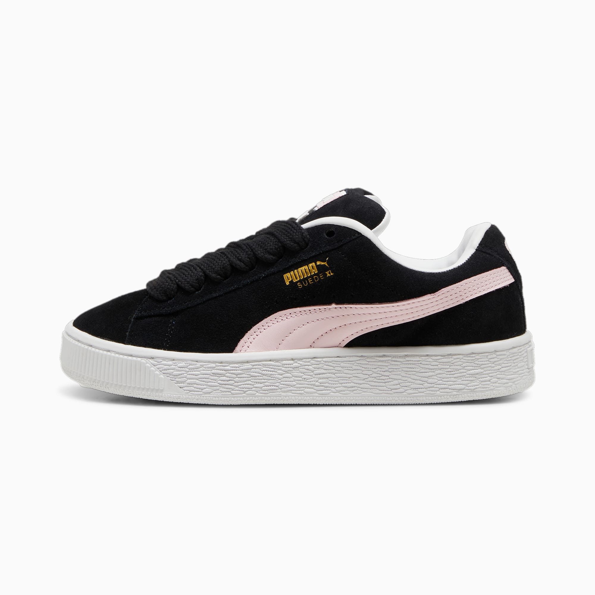 PUMA Suede Xl Sneakers Women, Black/Whisp Of Pink, Size 35,5, Shoes