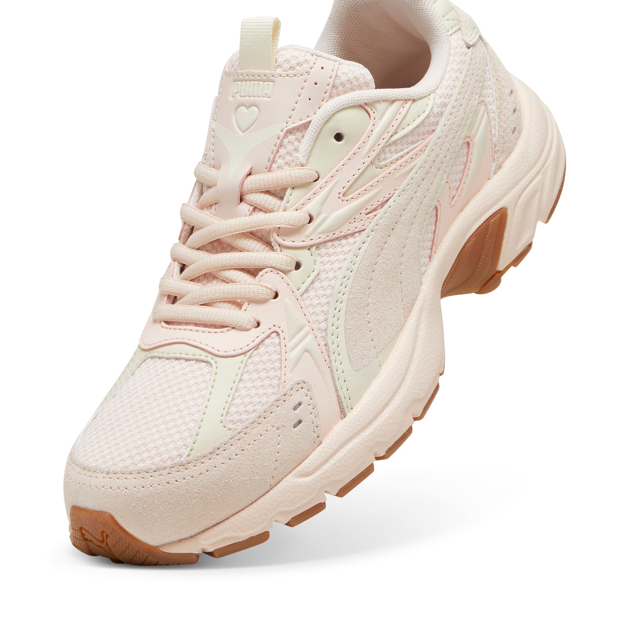 PUMA Milenio Tech Suede Coquette sneakers voor Dames, Roze