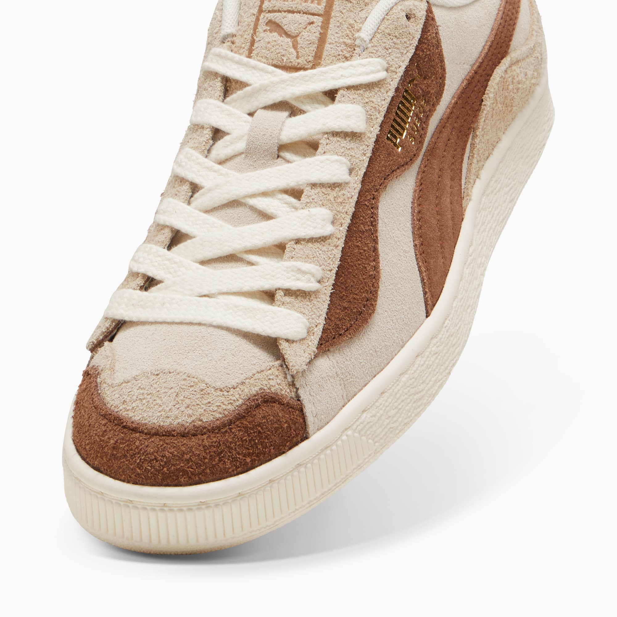 PUMA Suede Trippy sneakers, Alpine Snow-Haute Coffee-Frosted Ivory