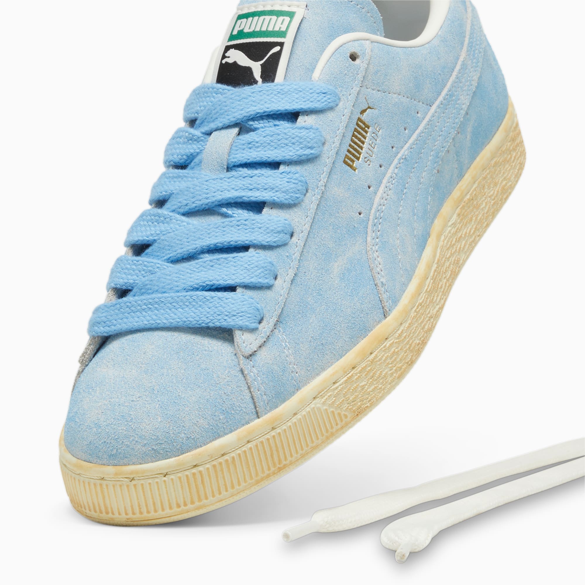 PUMA Suede Faded unisex sneakers, Zilver