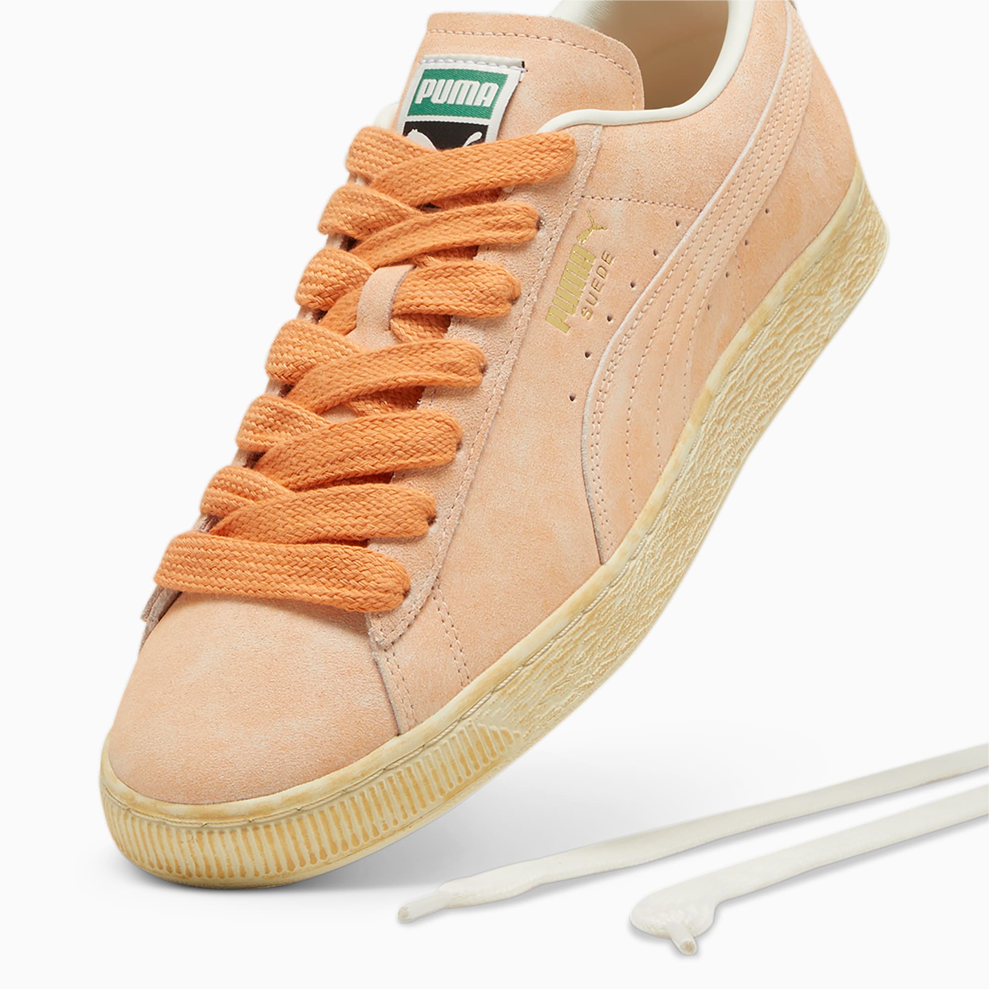 PUMA Suede Faded unisex sneakers, Oranje