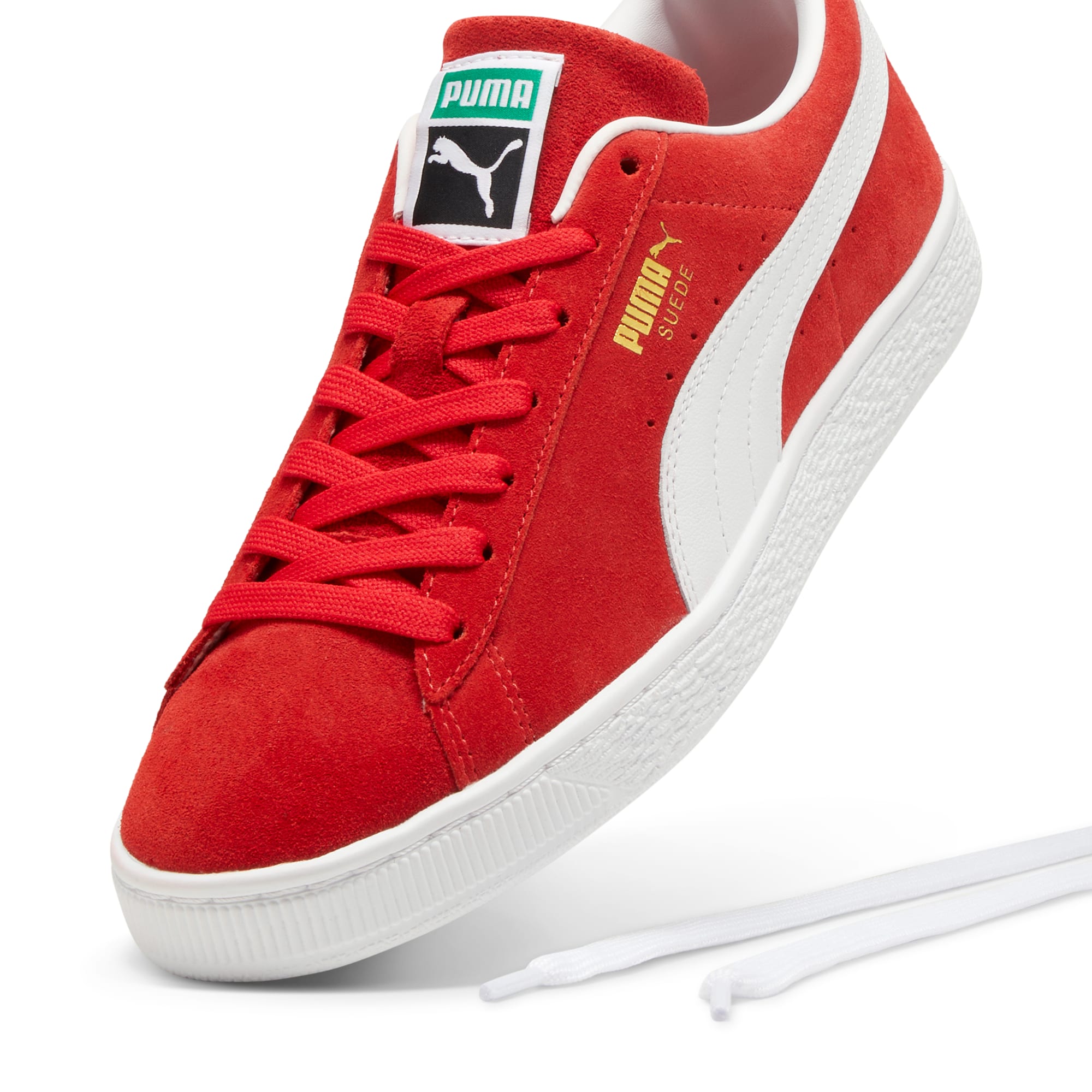 PUMA Suede Classic sneakers unisex, Rood/Wit