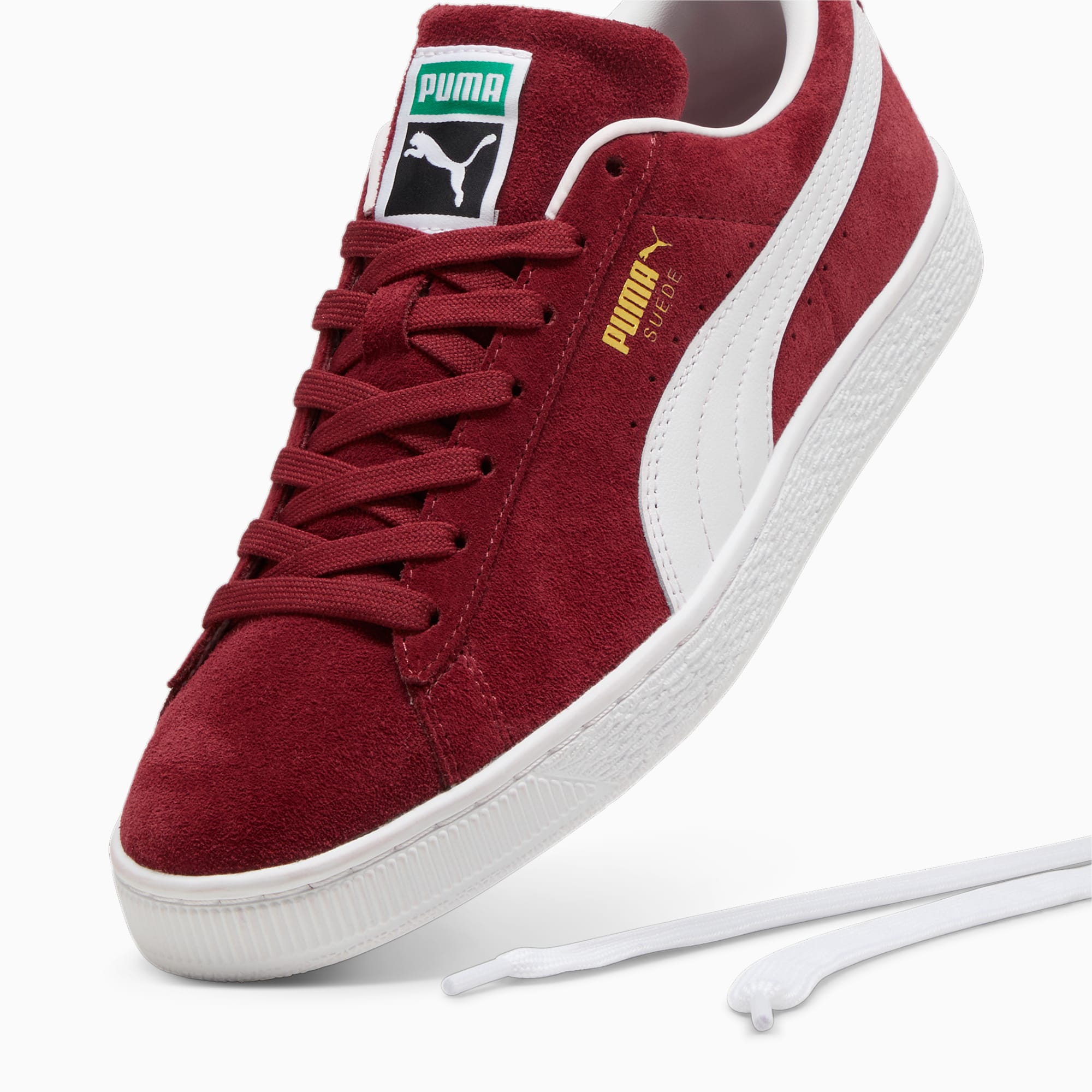 PUMA Suede Classic sneakers unisex, Rood/Wit