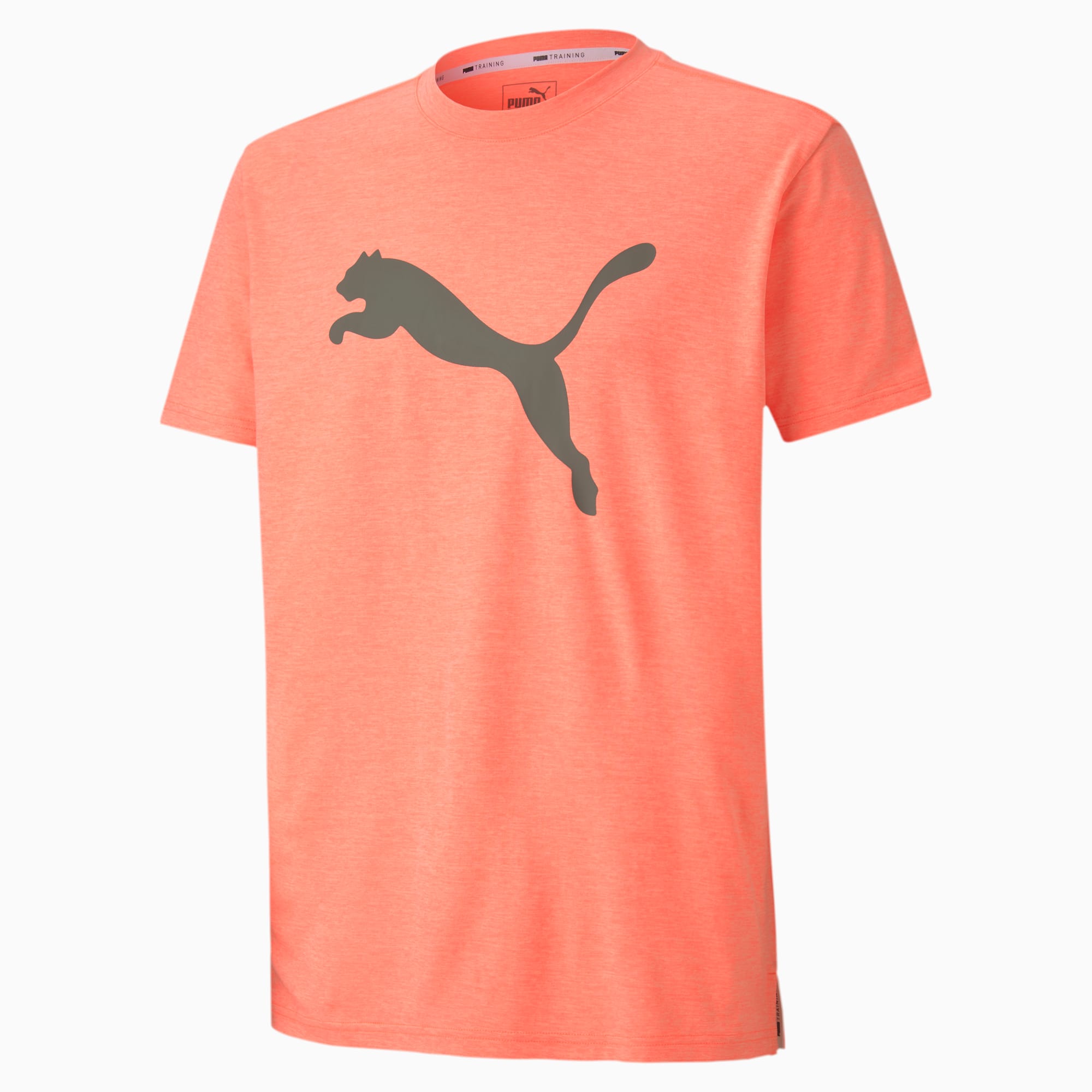 Heather Cat trainings-T-shirt voor Heren, Roze, Maat S | PUMA