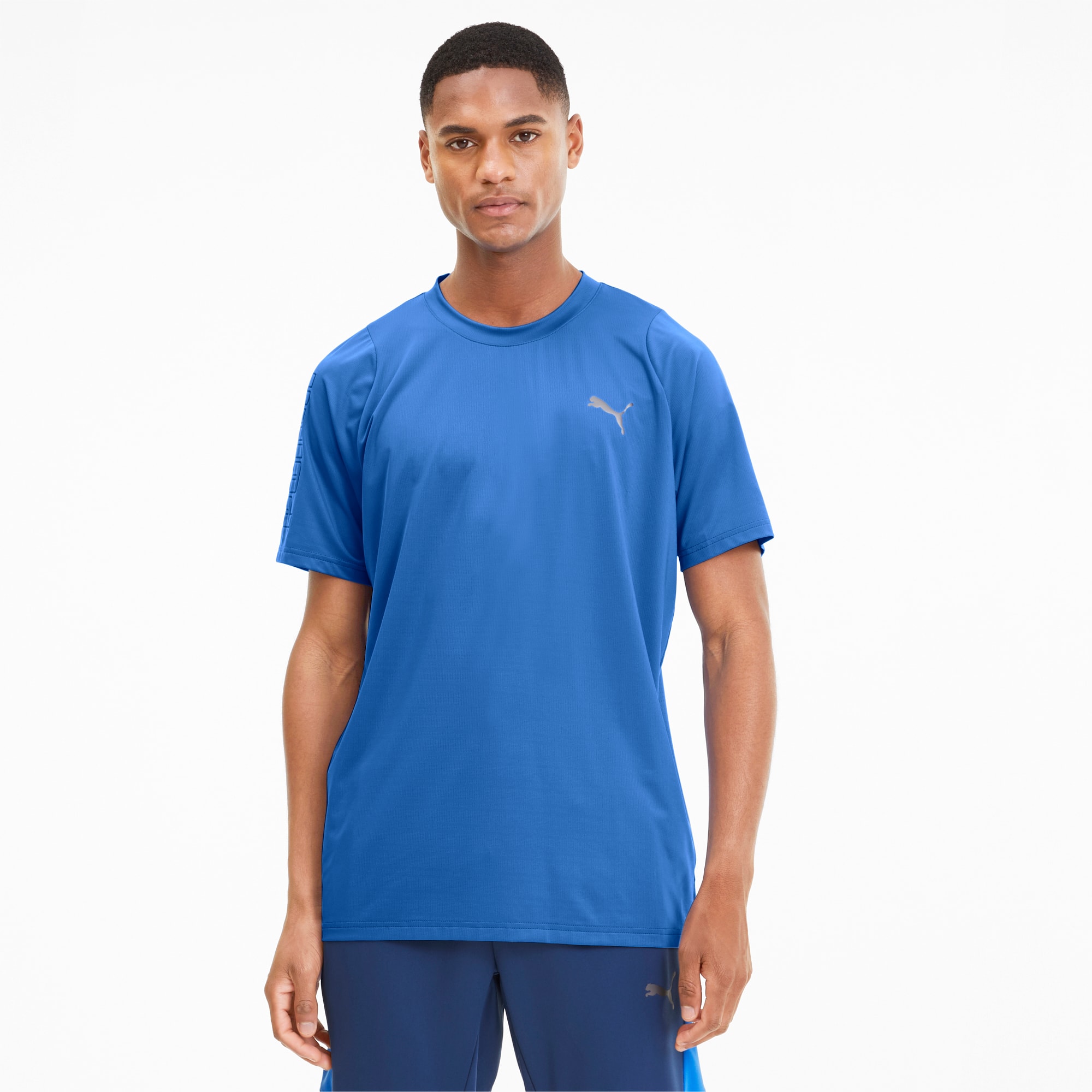 PUMA Chaussure T-Shirt Power THERMO R+ Training pour Homme, Bleu, Taille XL, Vêtements